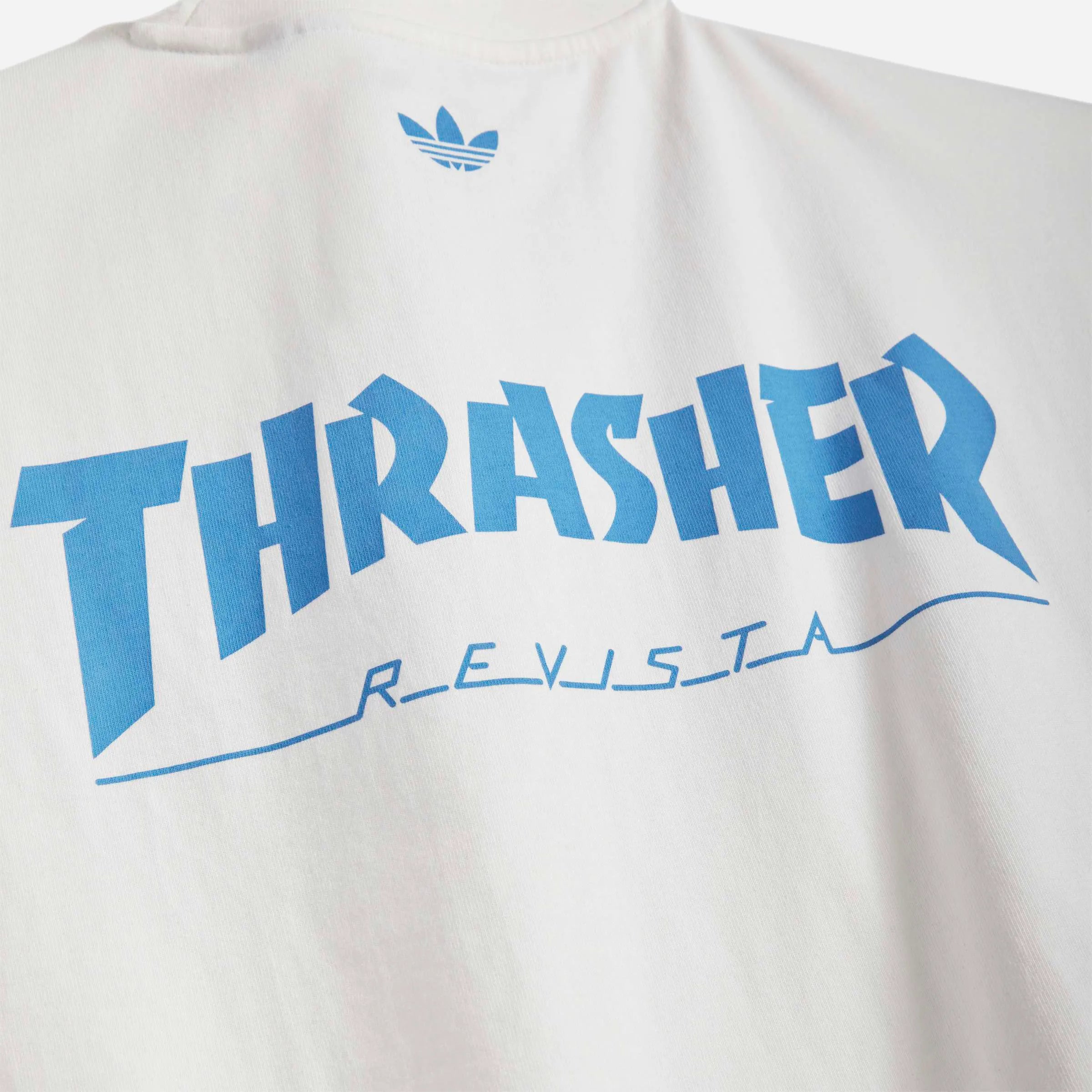 T-Shirt Adidas Skateboarding x Thrasher x AFA Blanc