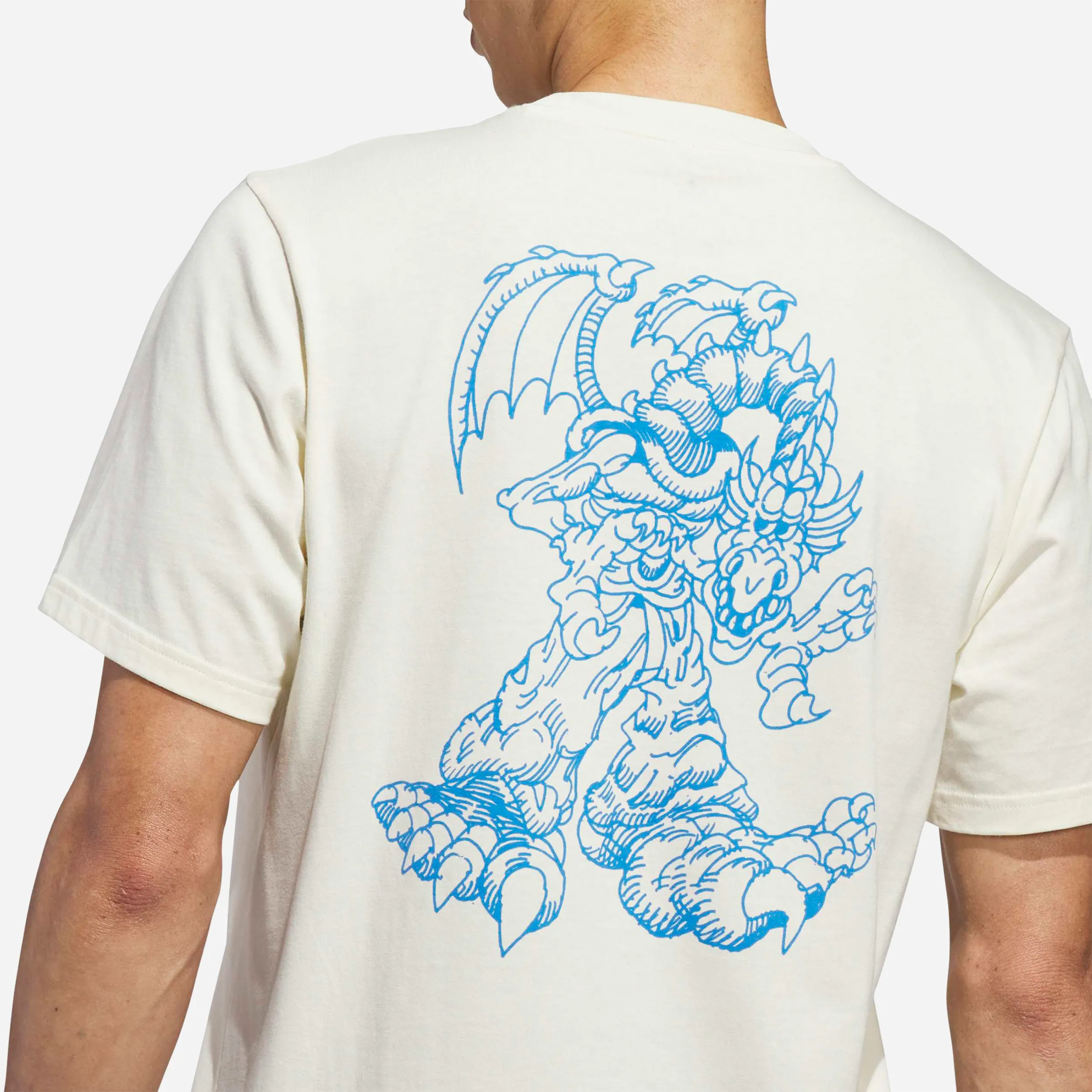 Adidas Skateboarding x Kogancult - Dragon Tee Cream White