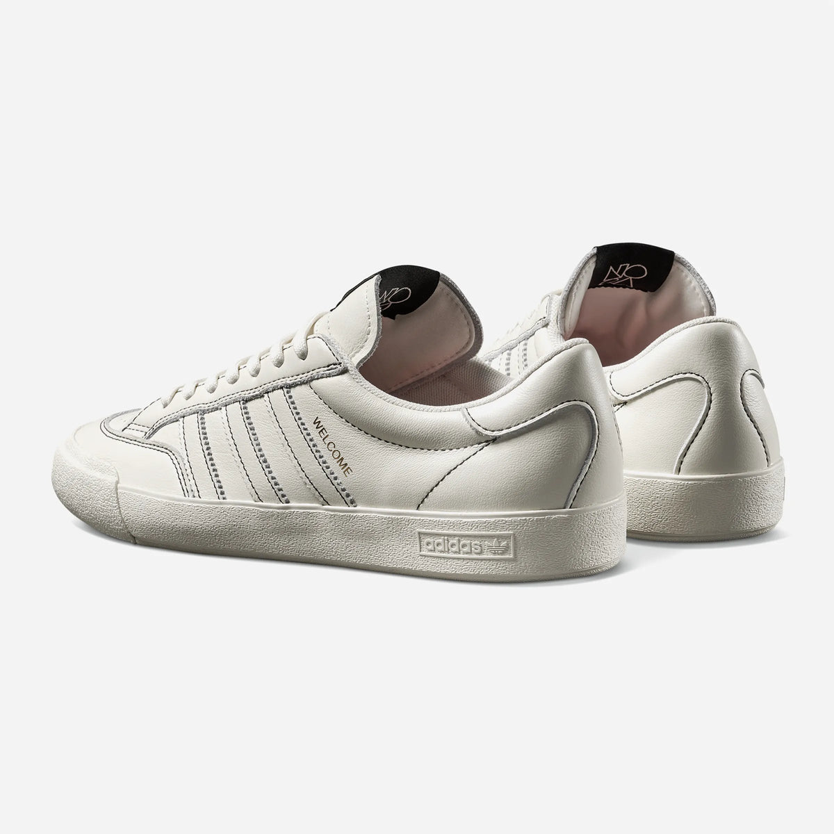 Adidas x Welcome Skateboard Nora White White Black