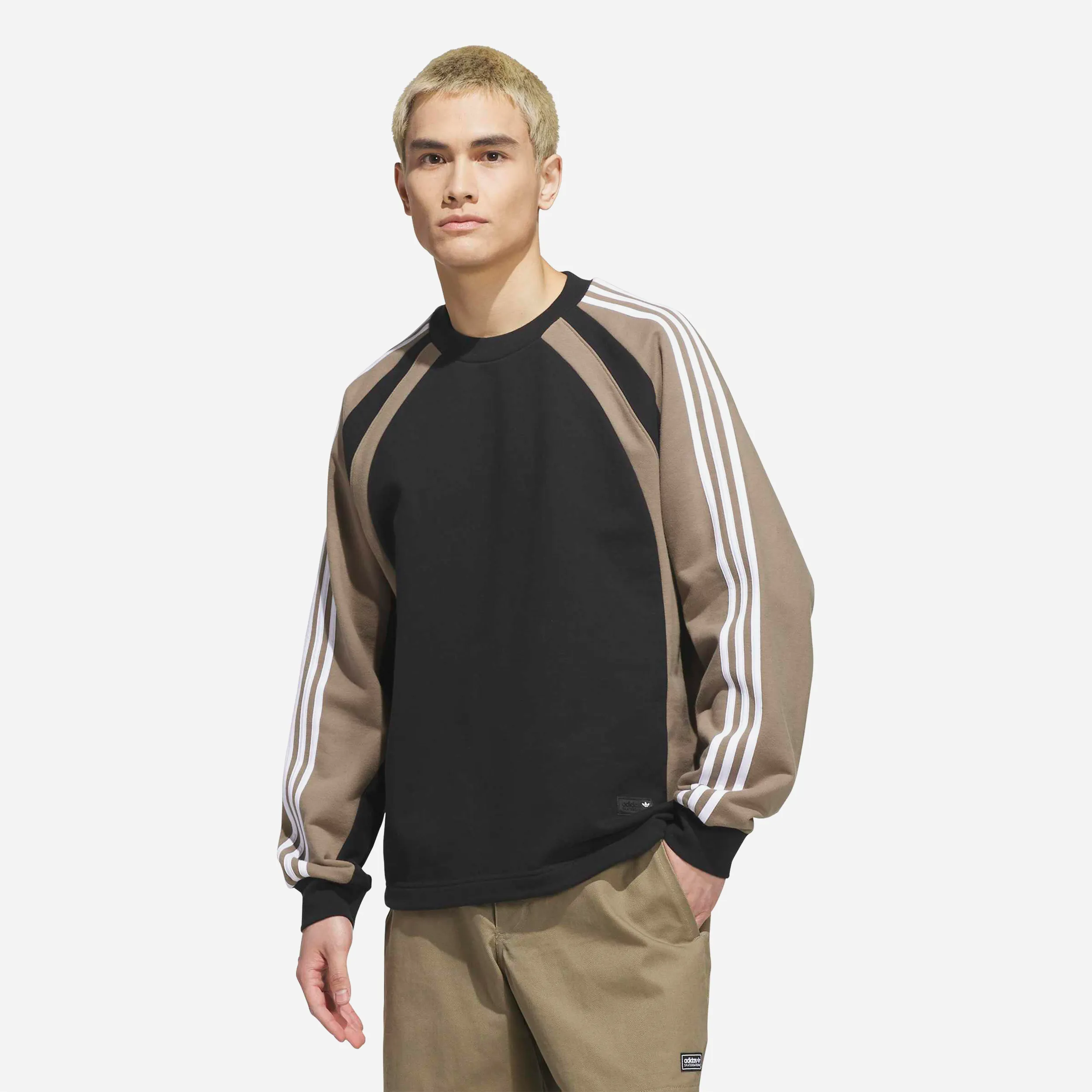 Adidas Skateboarding FS Crewneck Black Khaki
