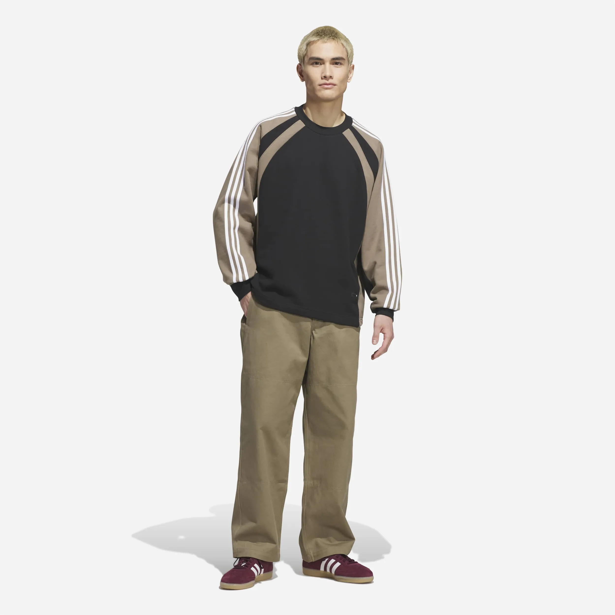 Adidas Skateboarding FS Crewneck Black Khaki