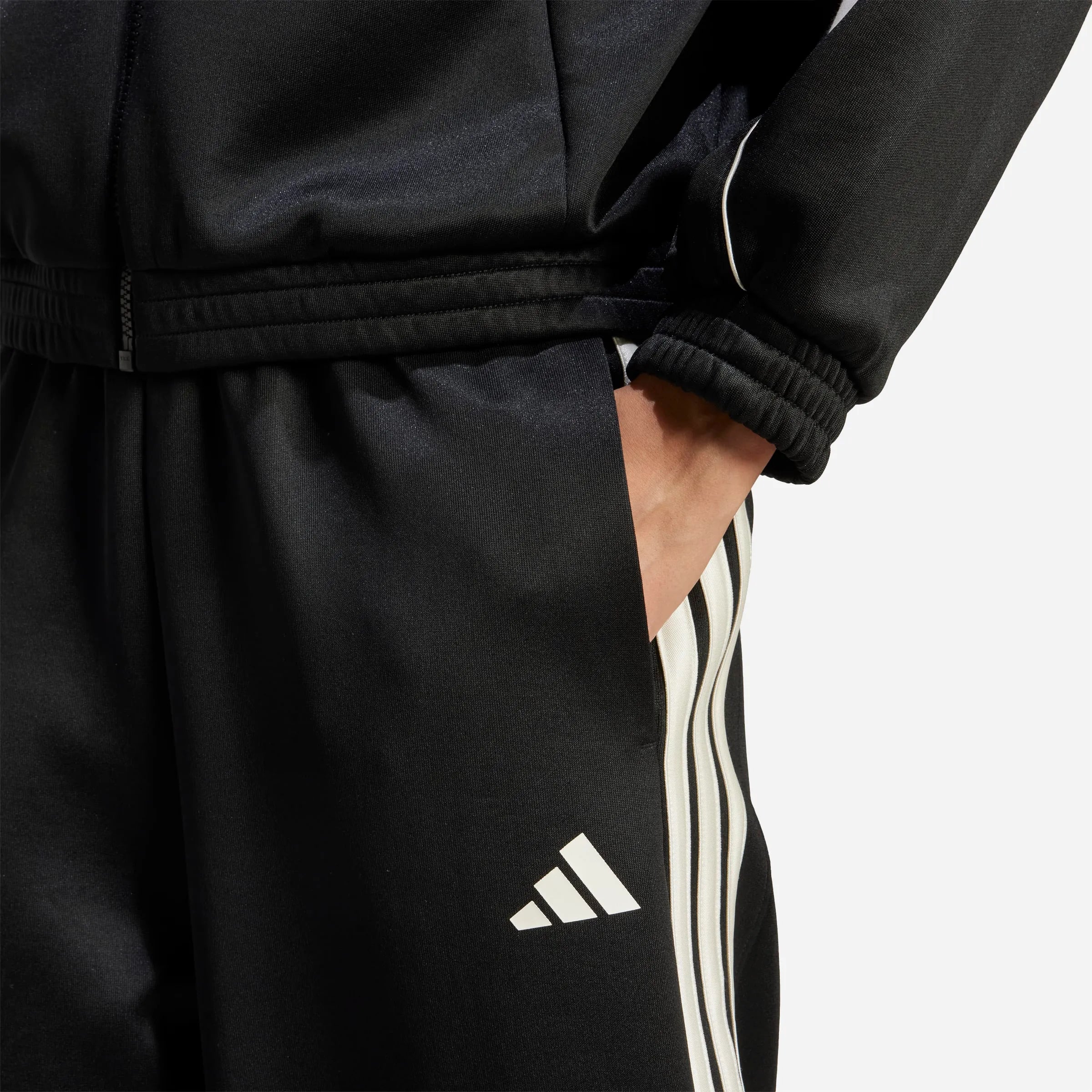 Adidas Stadium 3-Stripes Track Pant Black Off White
