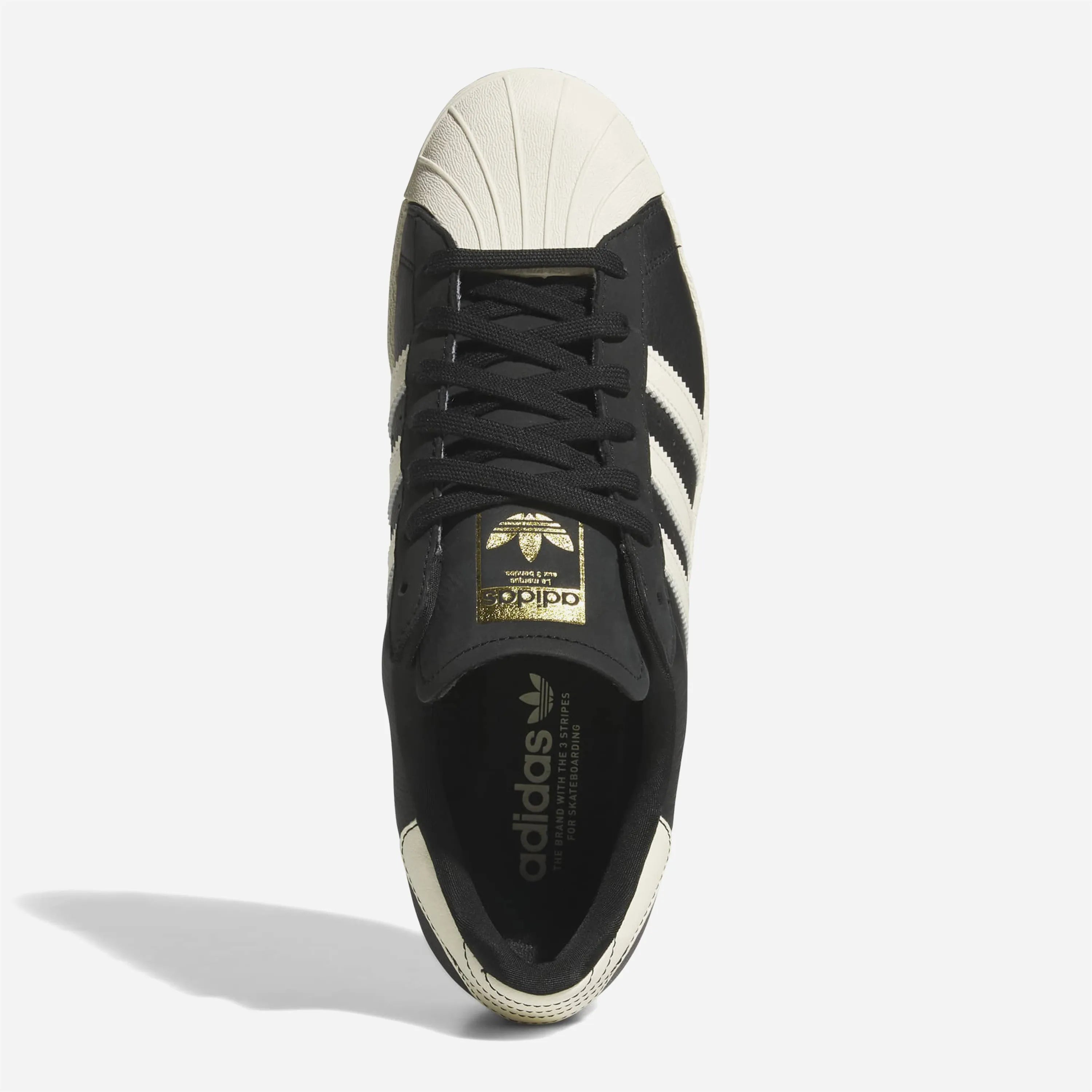 Adidas Superstar 80 ADV Core Black Cream White Gold Metallic