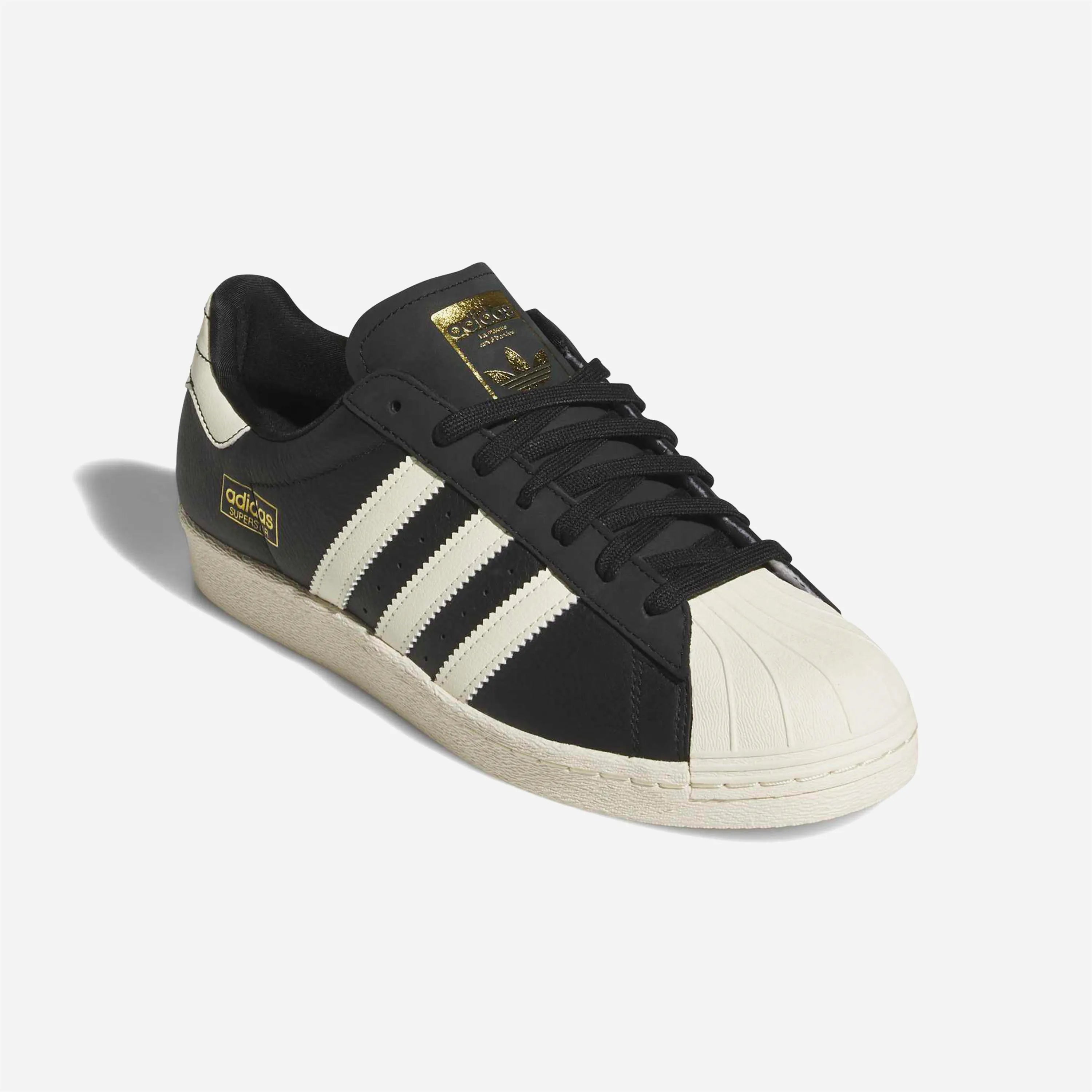 Adidas Superstar 80 ADV Core Black Cream White Gold Metallic