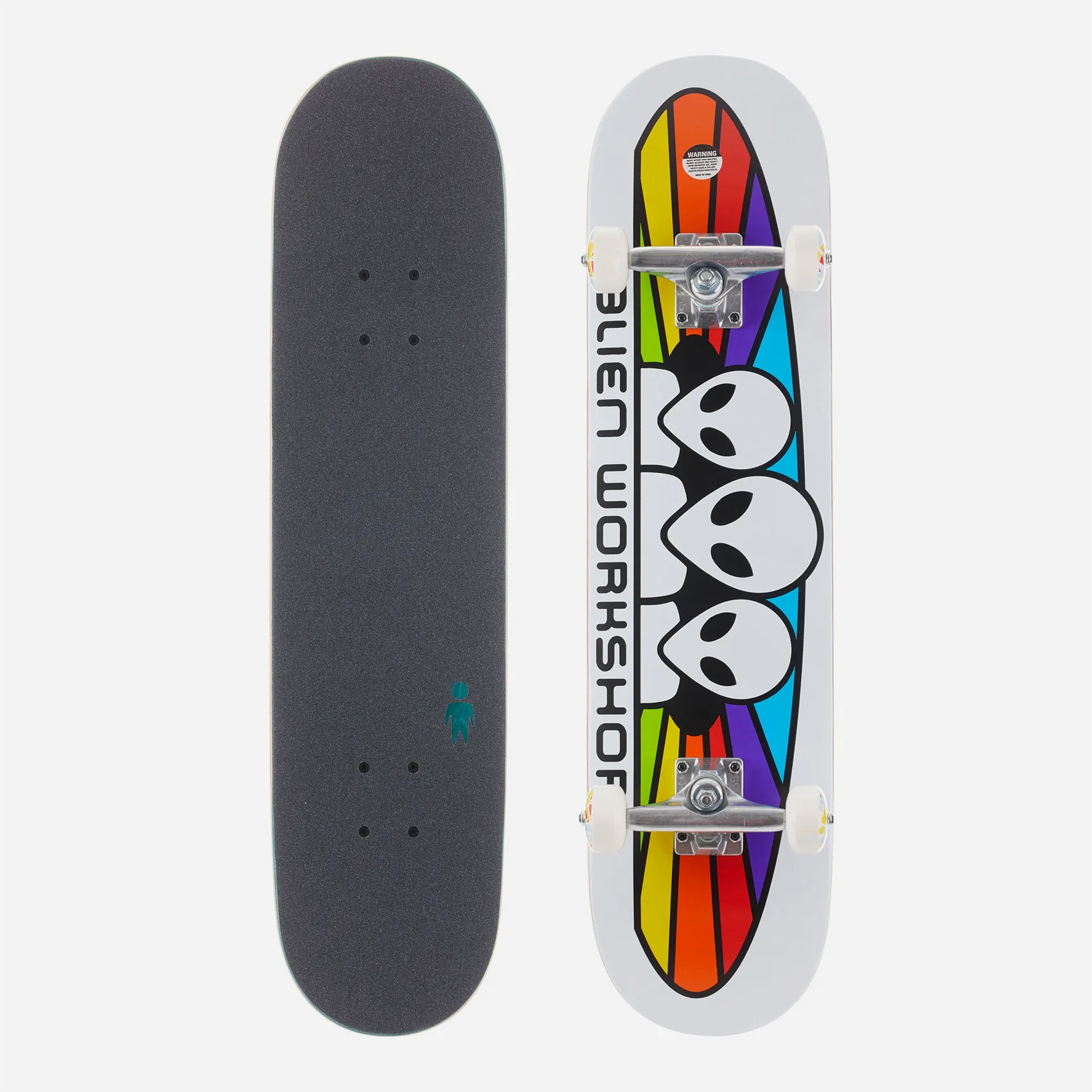 Alien Workshop Spectrum Complete Skateboard White