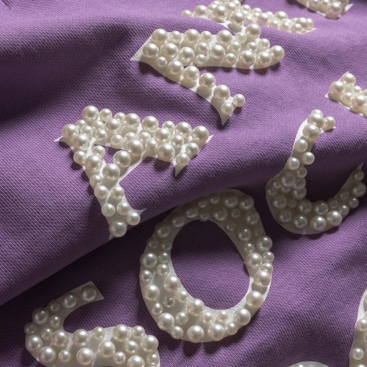 Hoodie Anti Social Social Club Clutching Pearls Washed Purple