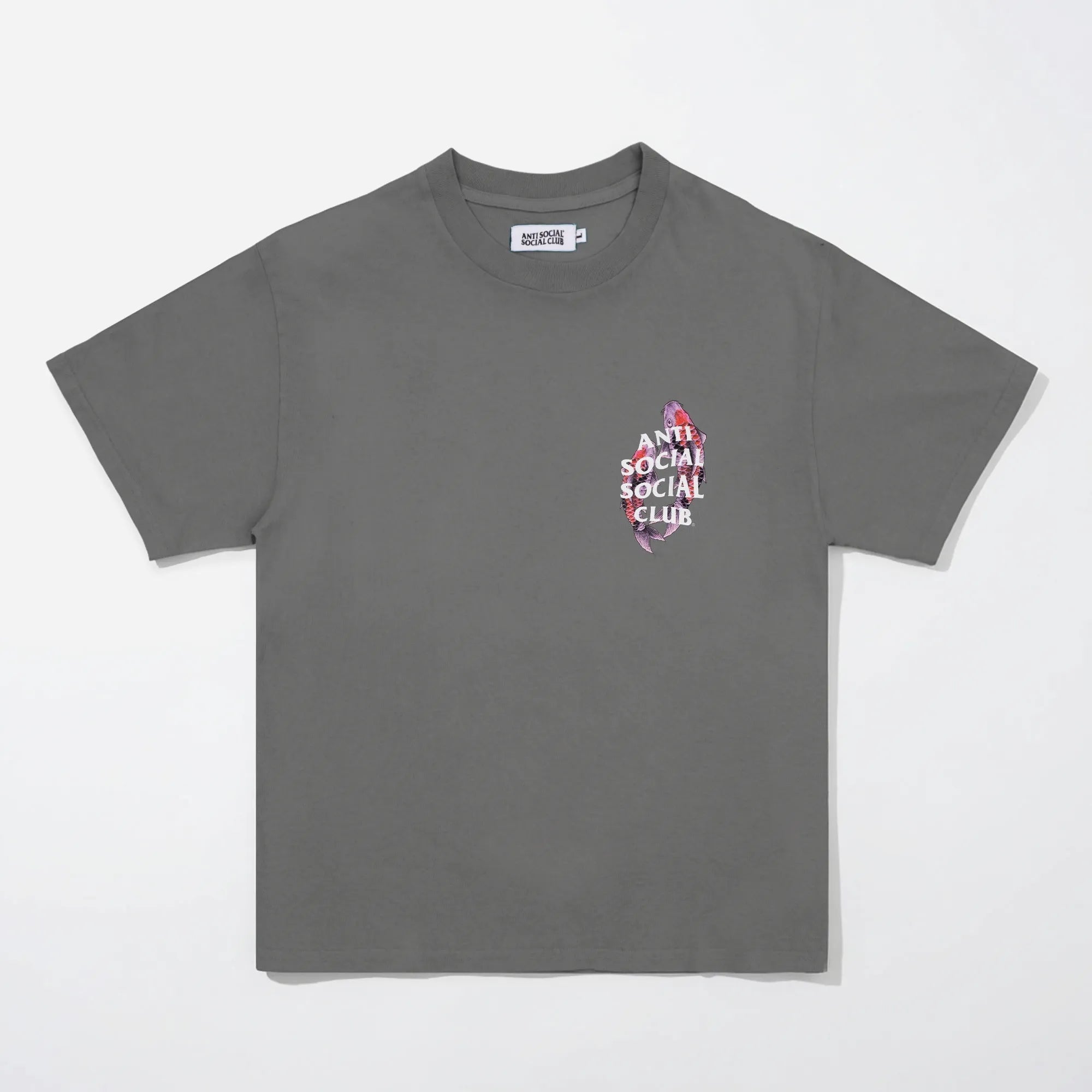 Anti Social Social Club Koi Tee Gray