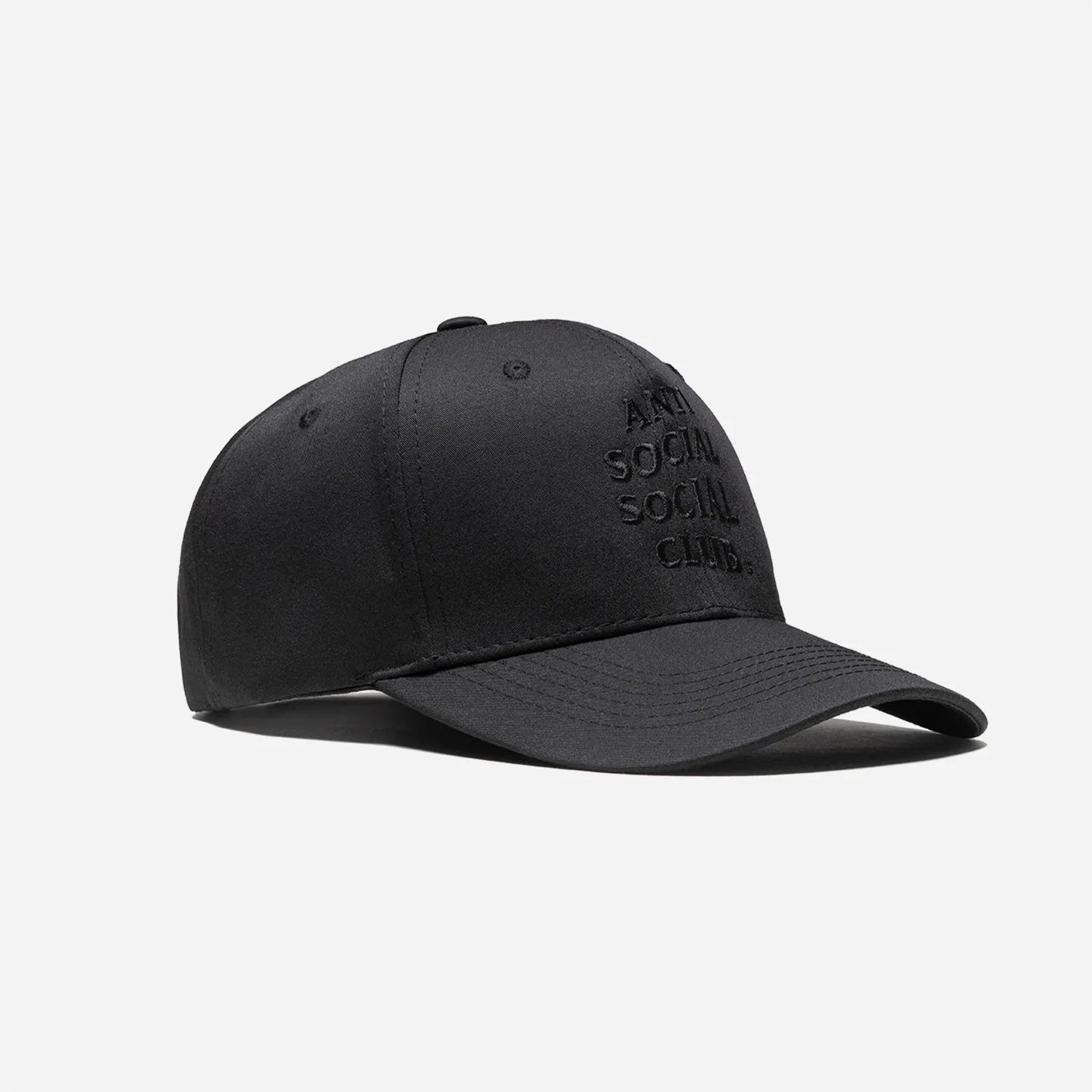 Anti Social Social Club Tonal Embroidered Cap Black