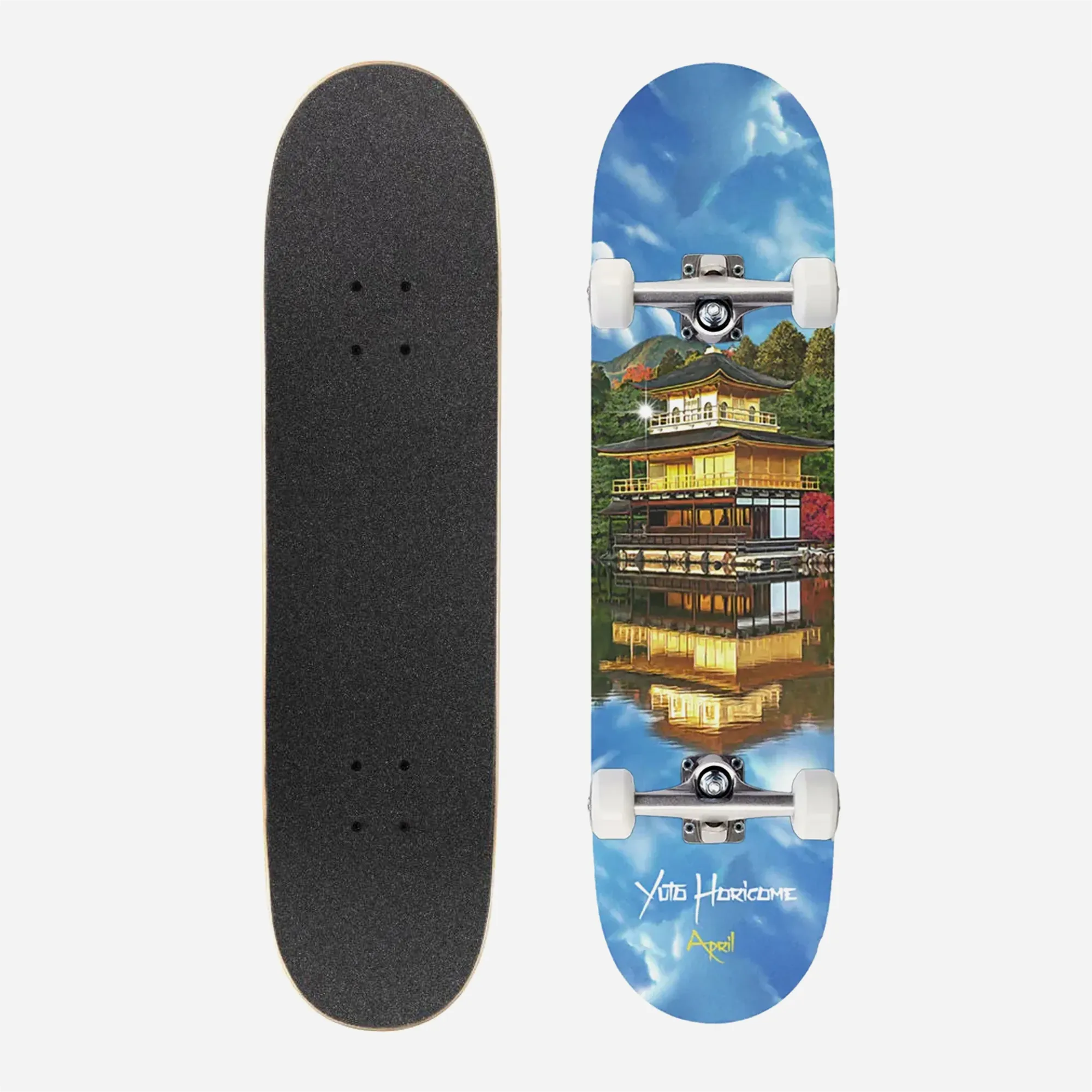 April Yuto Horigome Kinkakuji Complete Skateboard Blue