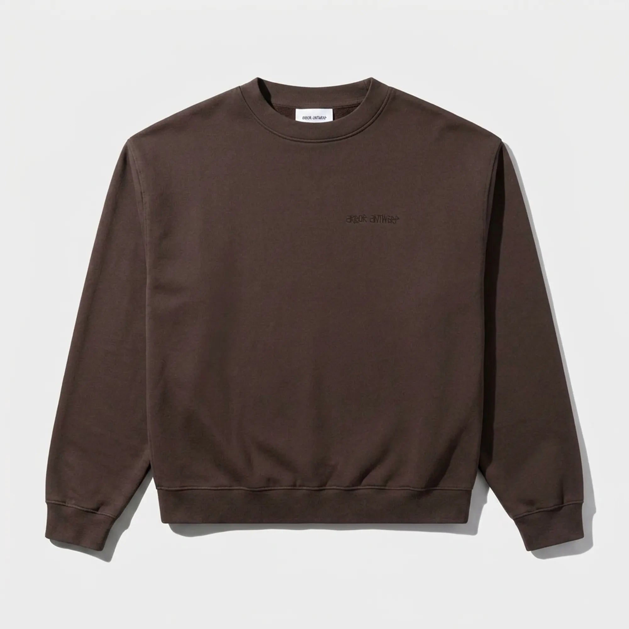 Sweatshirt Arbor Antwerp Big Application Crewneck Coffee