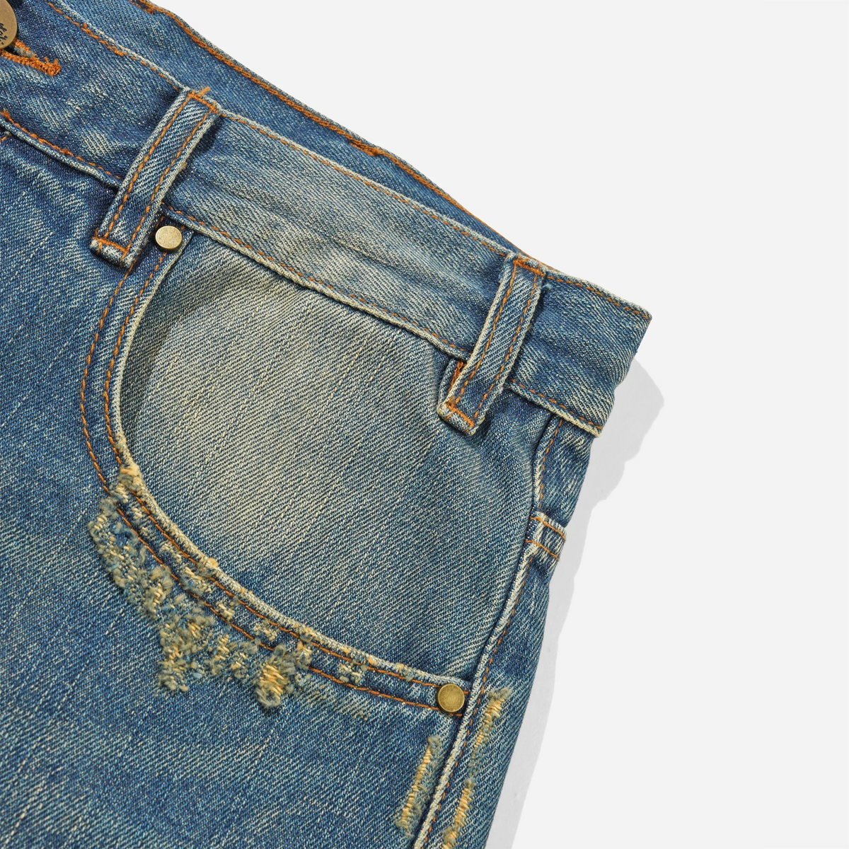 Jean Baggy Butter Goods Denim Distressed Selvedge