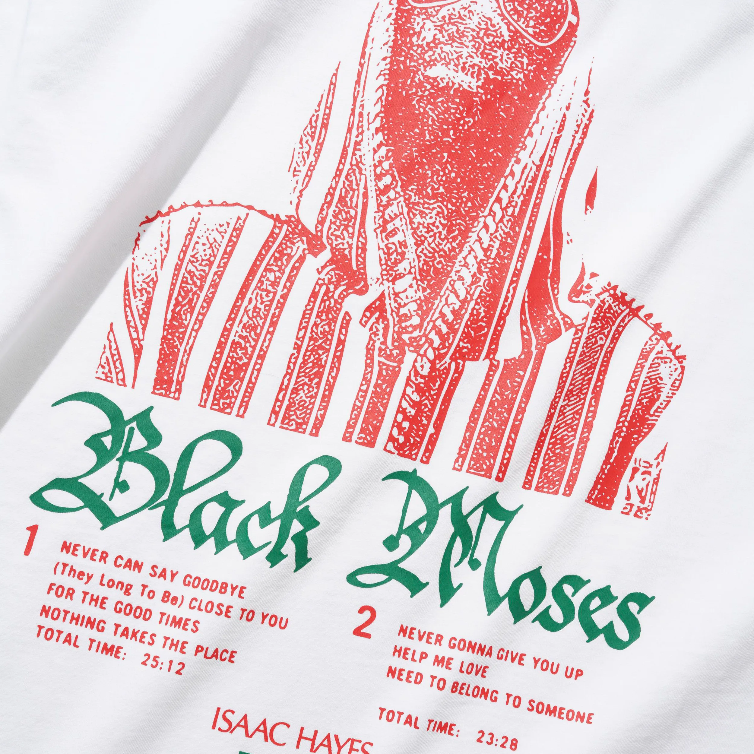 T-shirt Butter Goods Black Moses Tee White