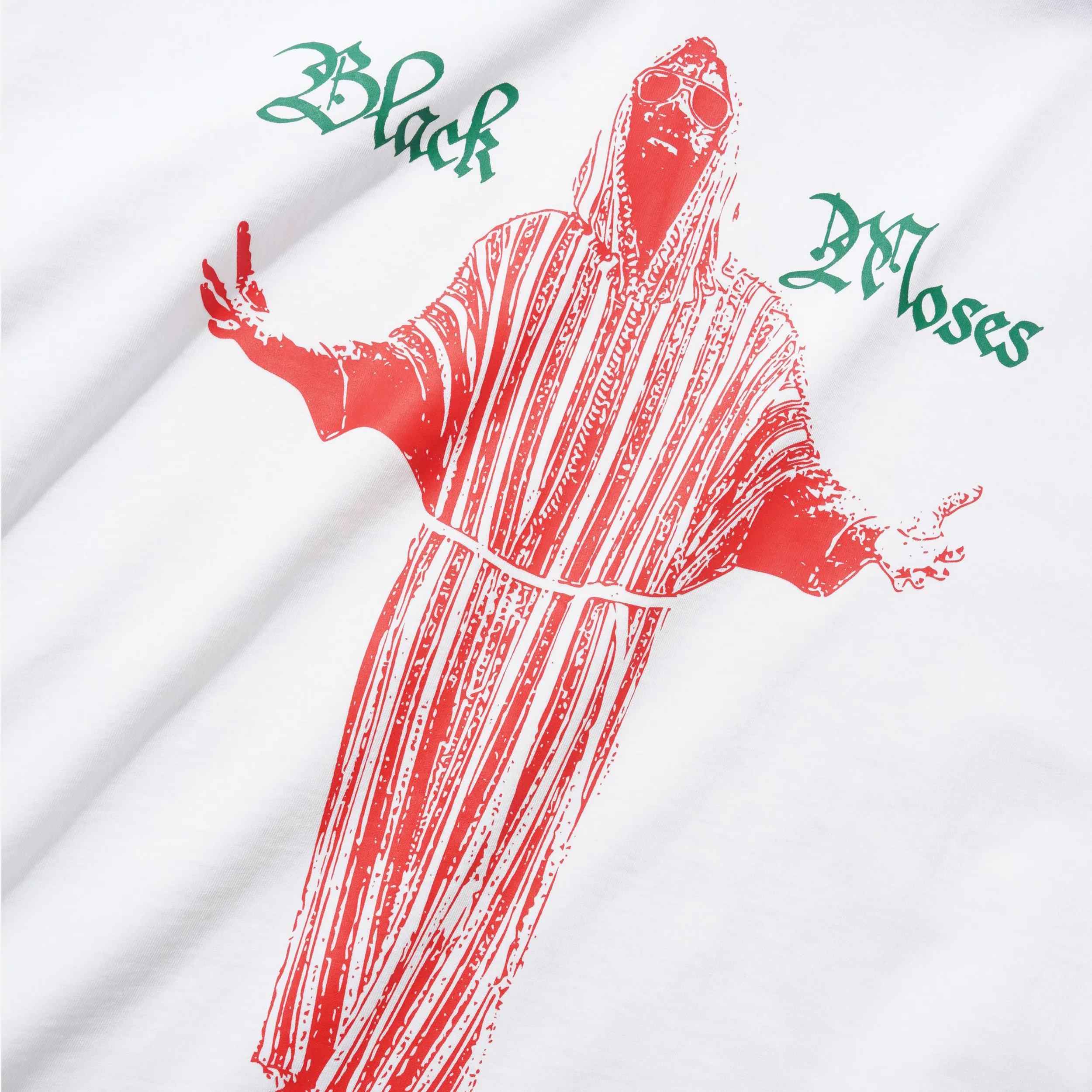 T-shirt Butter Goods Black Moses Tee White