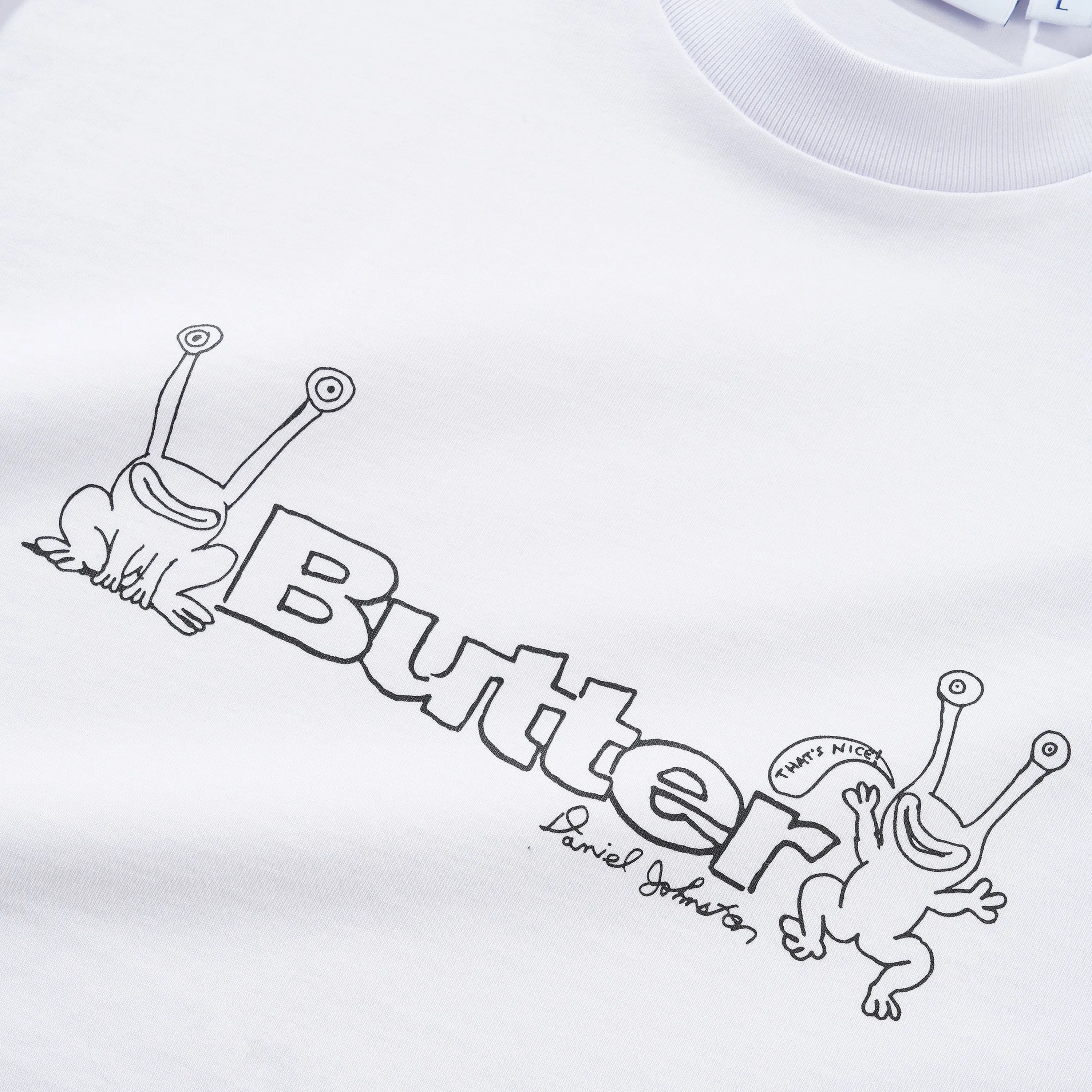 Butter Goods Daniel Johnston Frog Logo Tee White