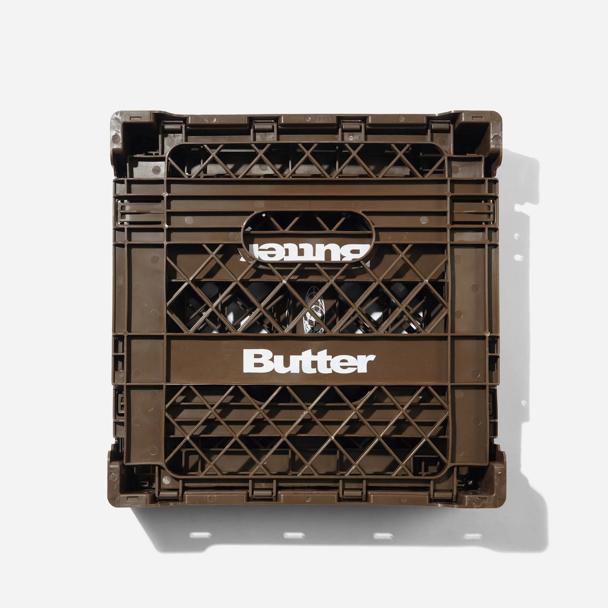 Caisse Vinyle Pliable Butter Goods Record Crate Brown