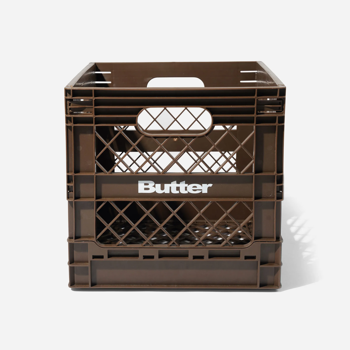 Caisse de rangement utilitaire Butter Goods Record Crate en plastique recyclé pour vinyles