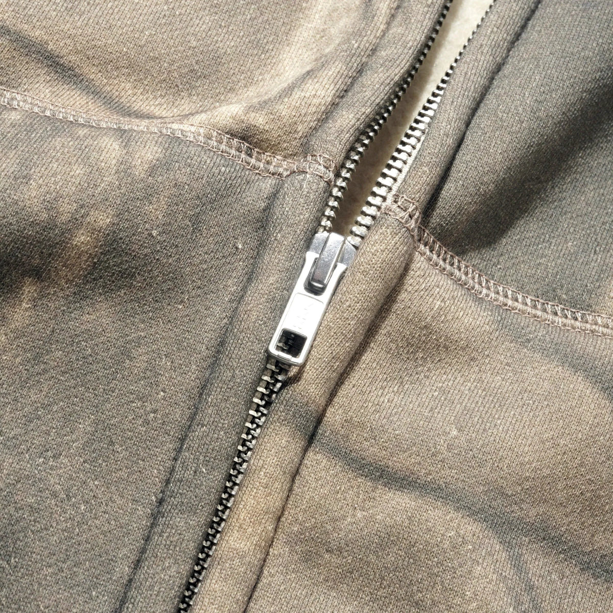 Sweat Zippé Butter Goods Serif Zip-Thru Hood Forest Camo