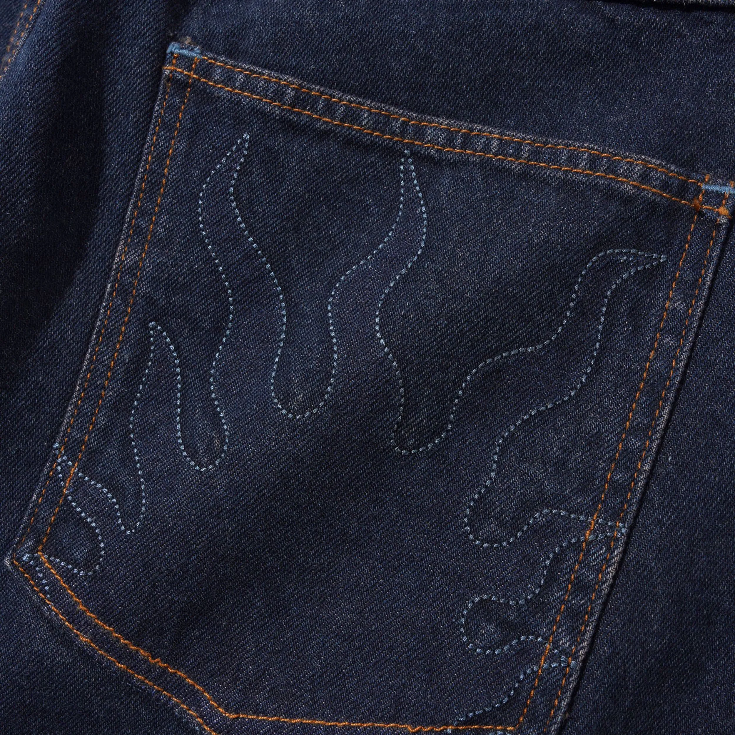 Butter Goods Solar Fade Denim Jeans Baggy Tinted Dark Indigo