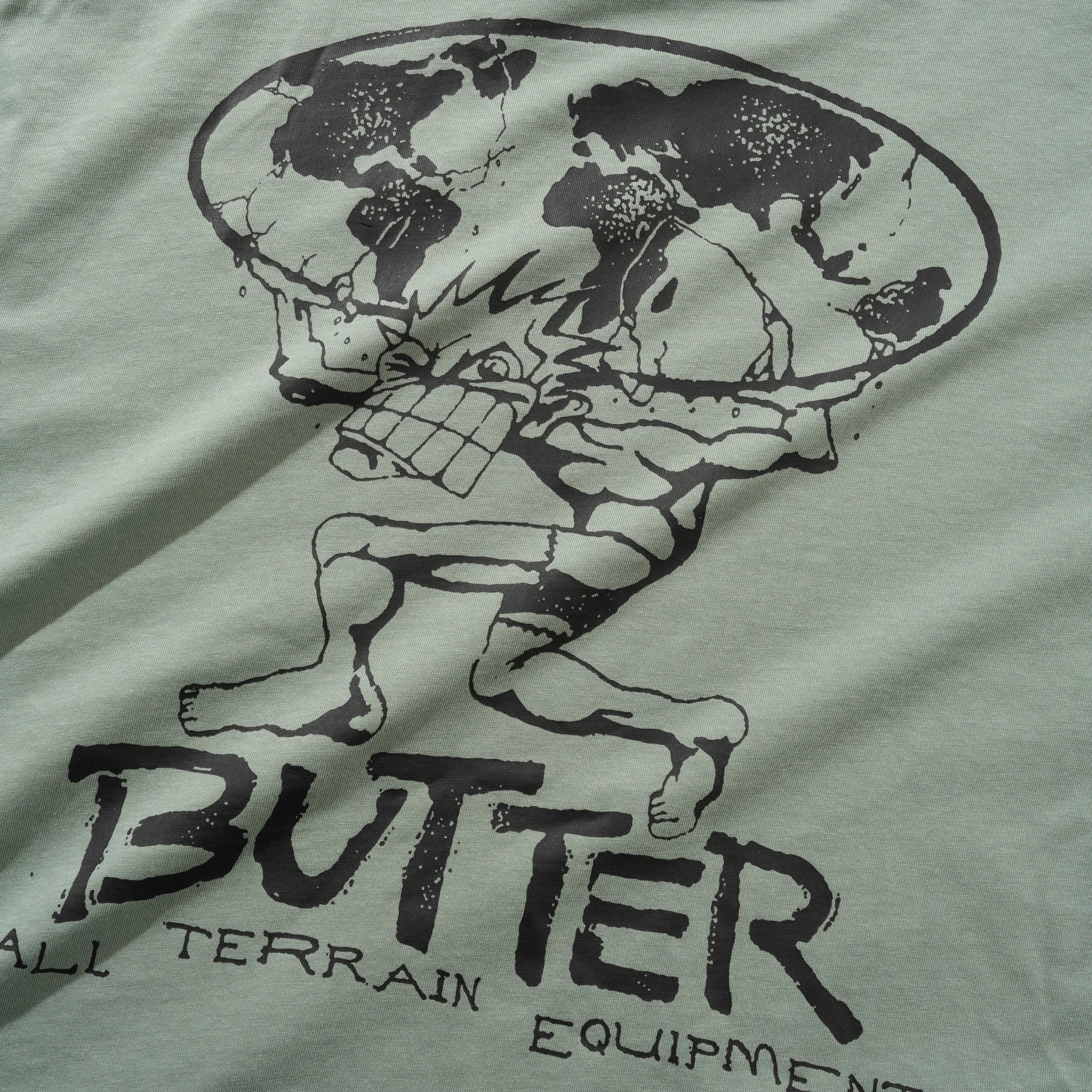 T-shirt Butter Goods Terrain Dull Mint