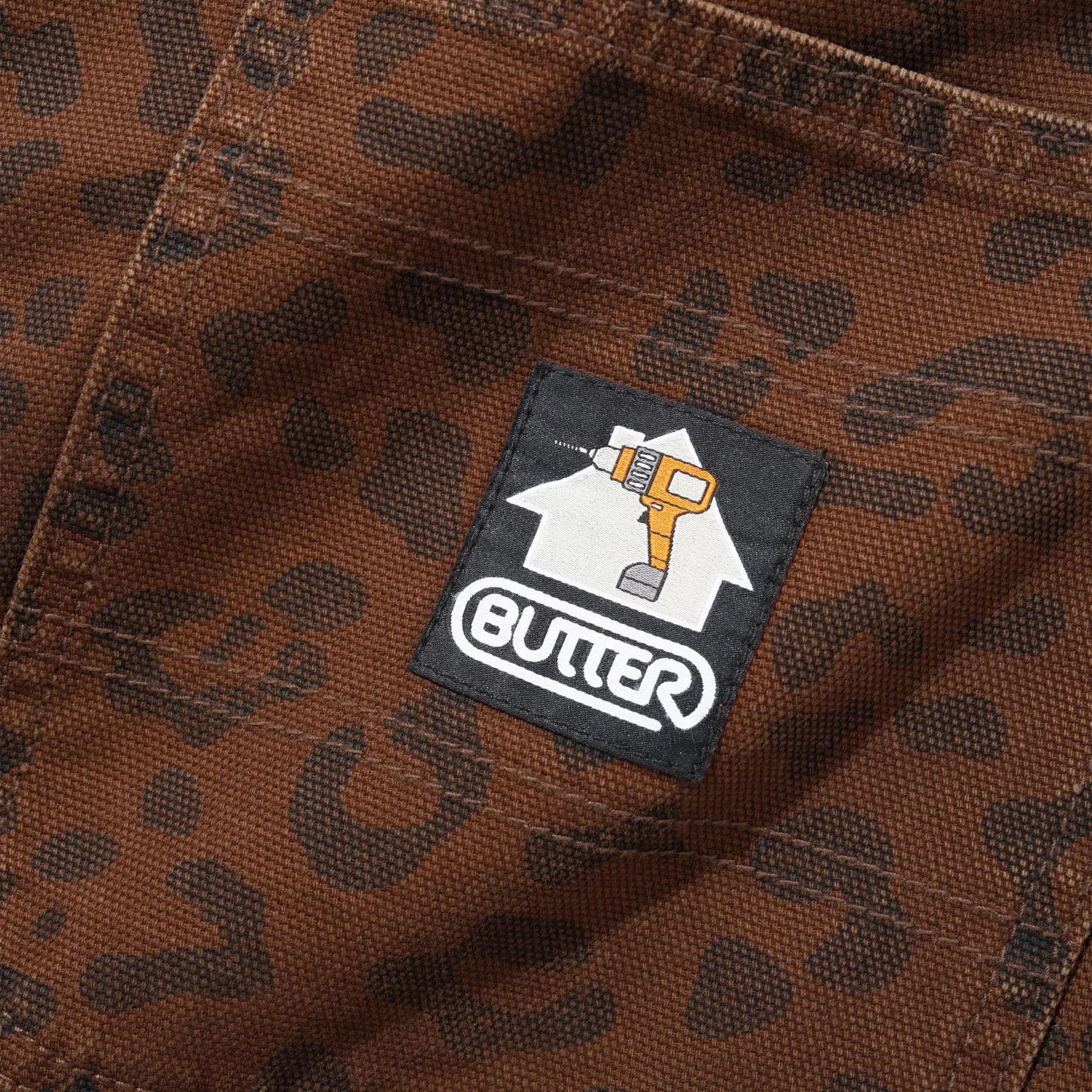 Pantalon Butter Goods Work Pants Leopard