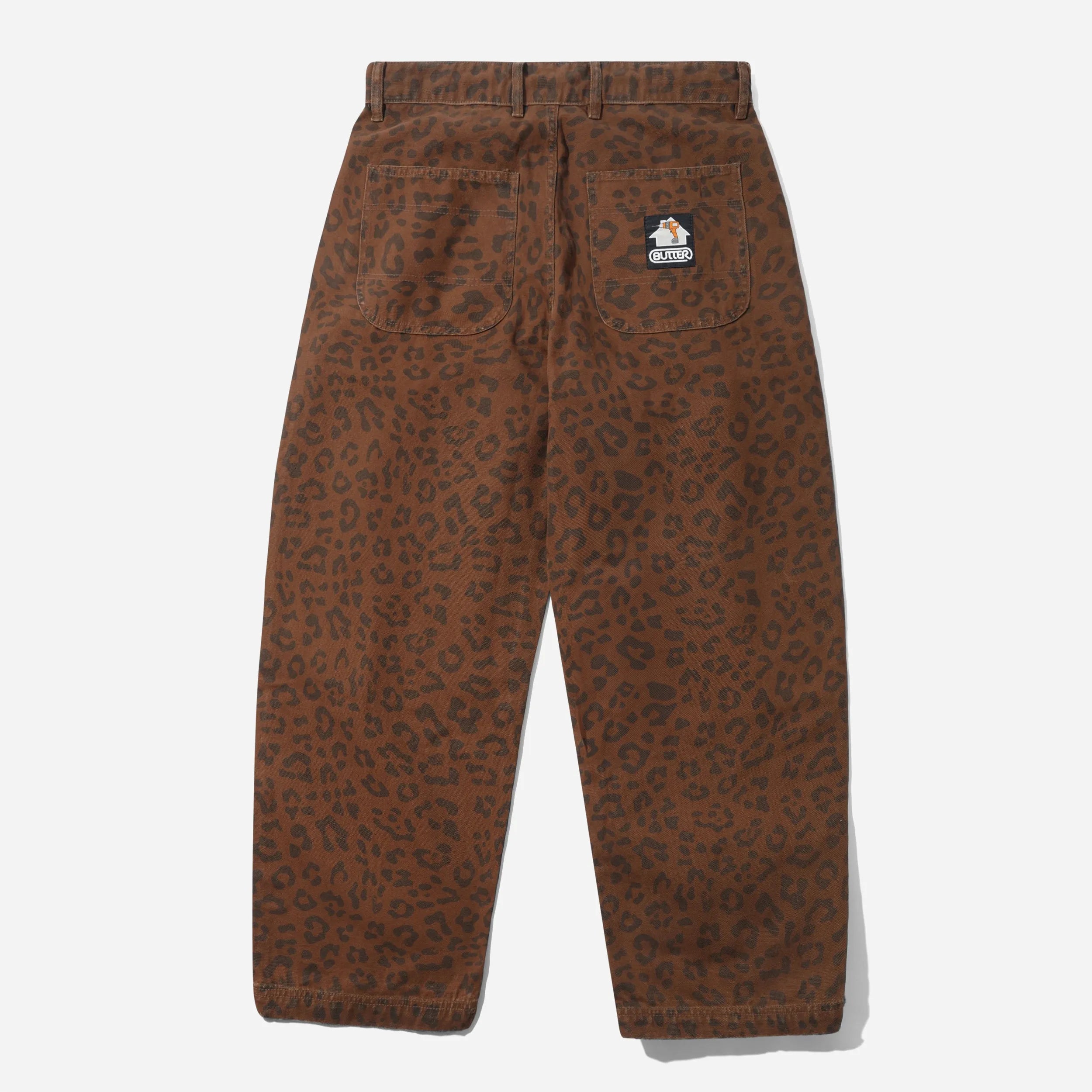 Pantalon Butter Goods Work Pants Leopard