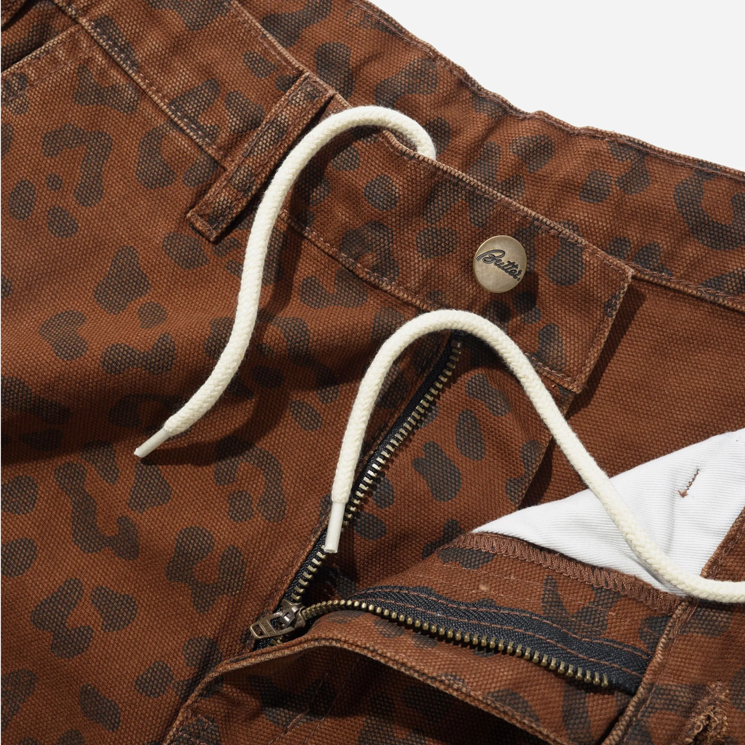Pantalon Butter Goods Work Pants Leopard