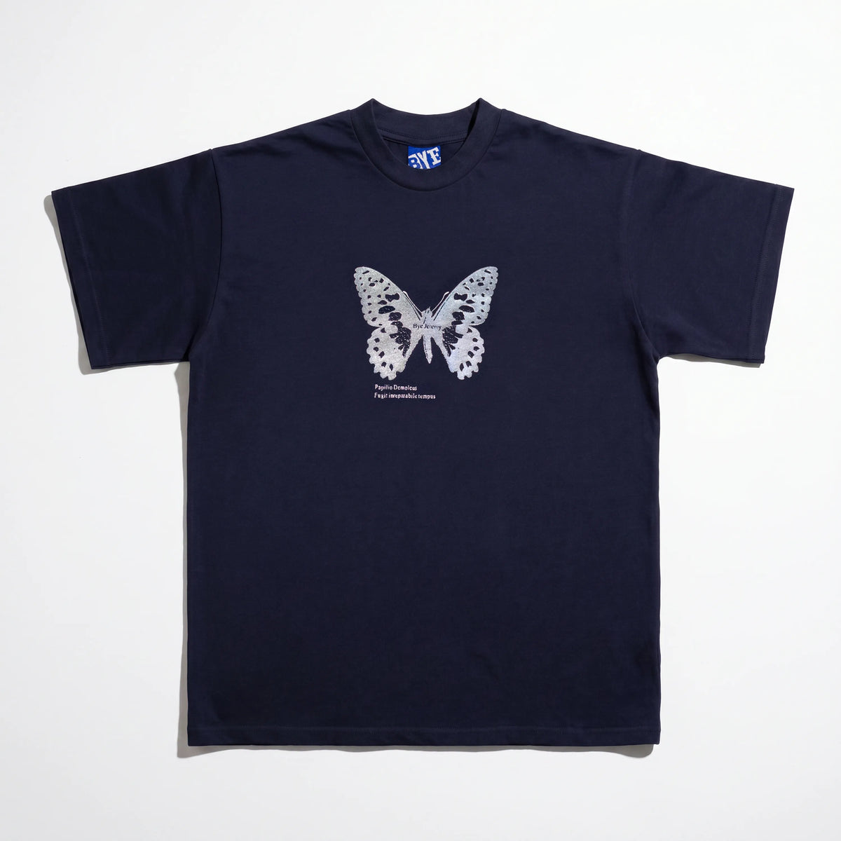 bye jeremy Tシャツ supreme ec melodi punk bye-jeremy-butterfly-tee-navy.