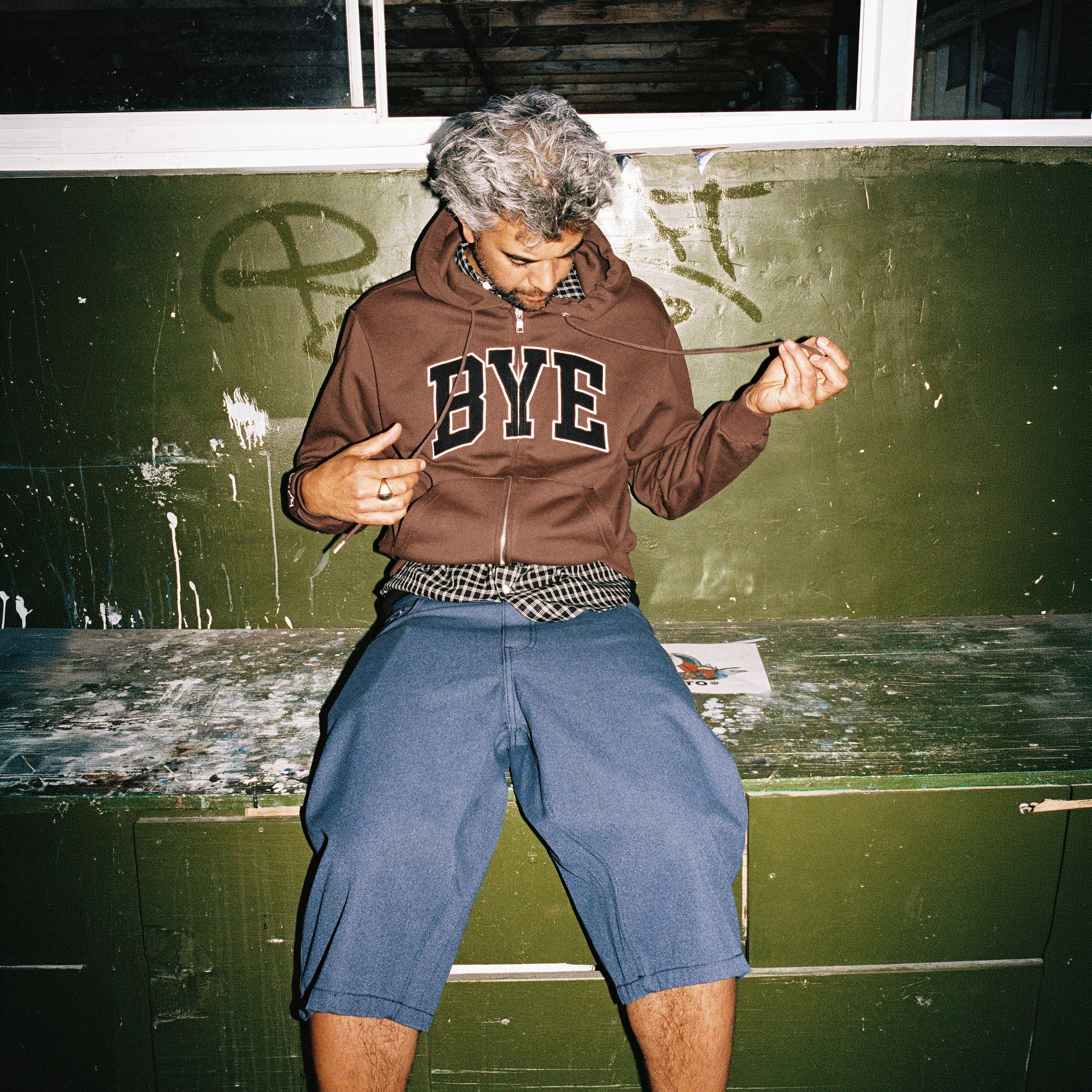 Sweat à Capuche Zippé Bye Jeremy Brown