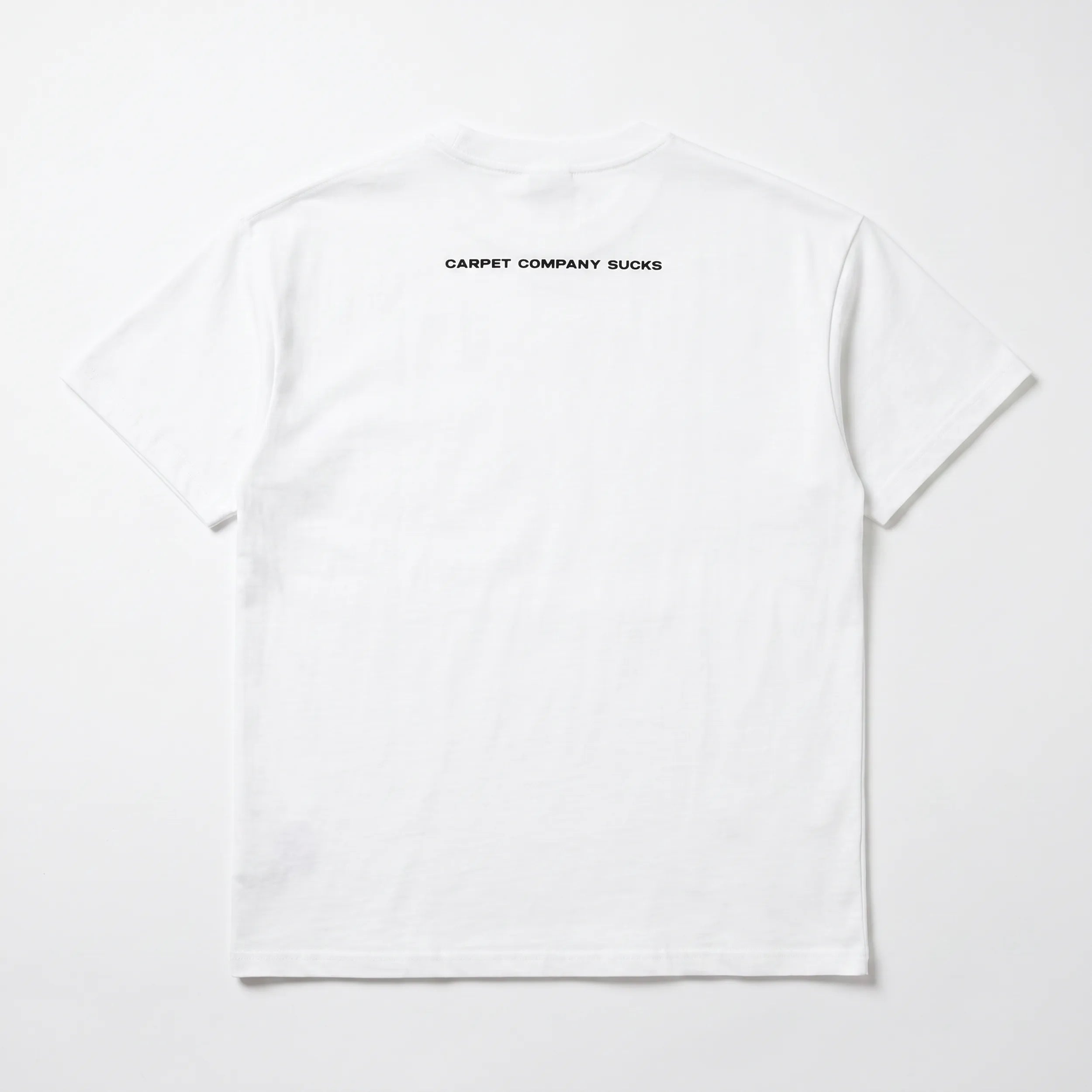 T Shirt Carpet Company Arabic Blanc