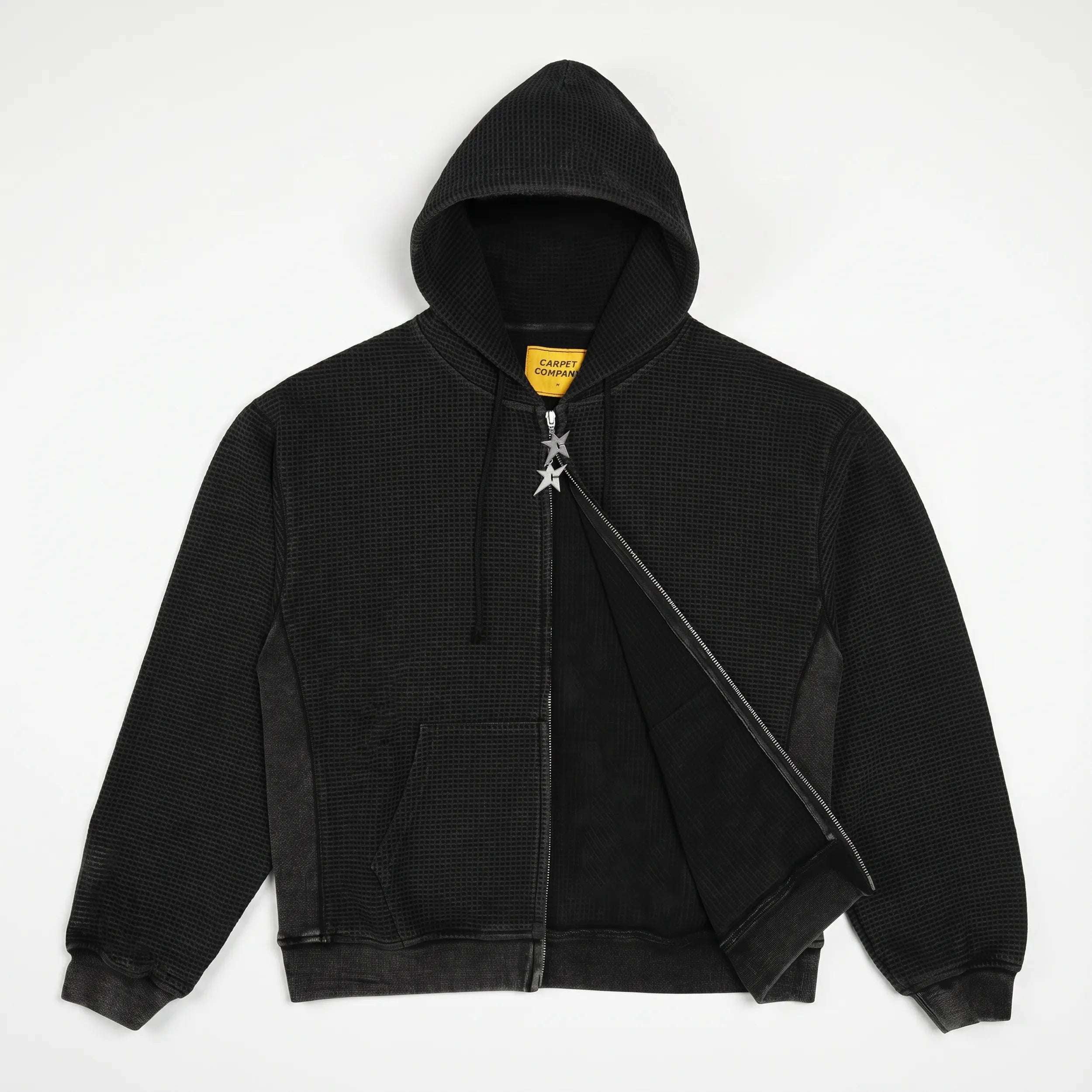 Carpet Company C-Star Double Thermal Zip-Hoodie Black
