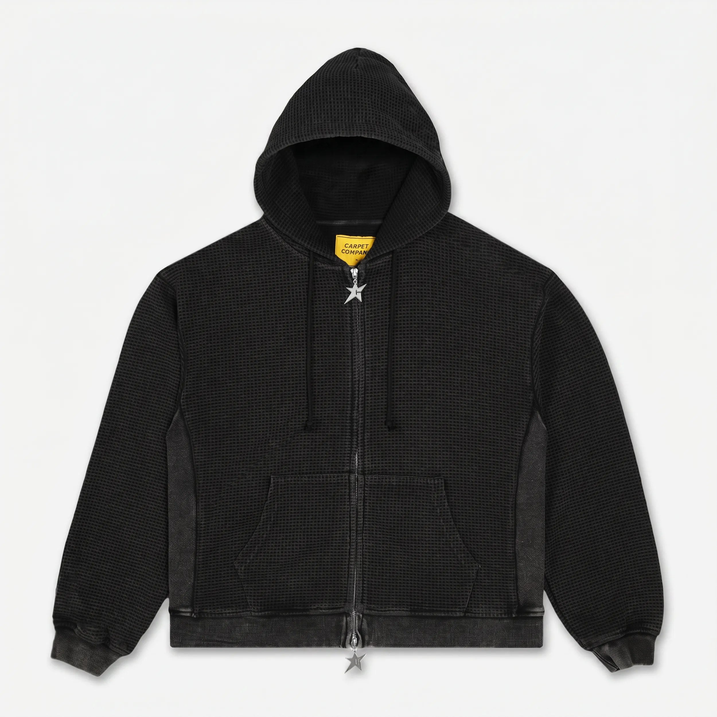 Carpet Company C-Star Double Thermal Zip-Hoodie Black