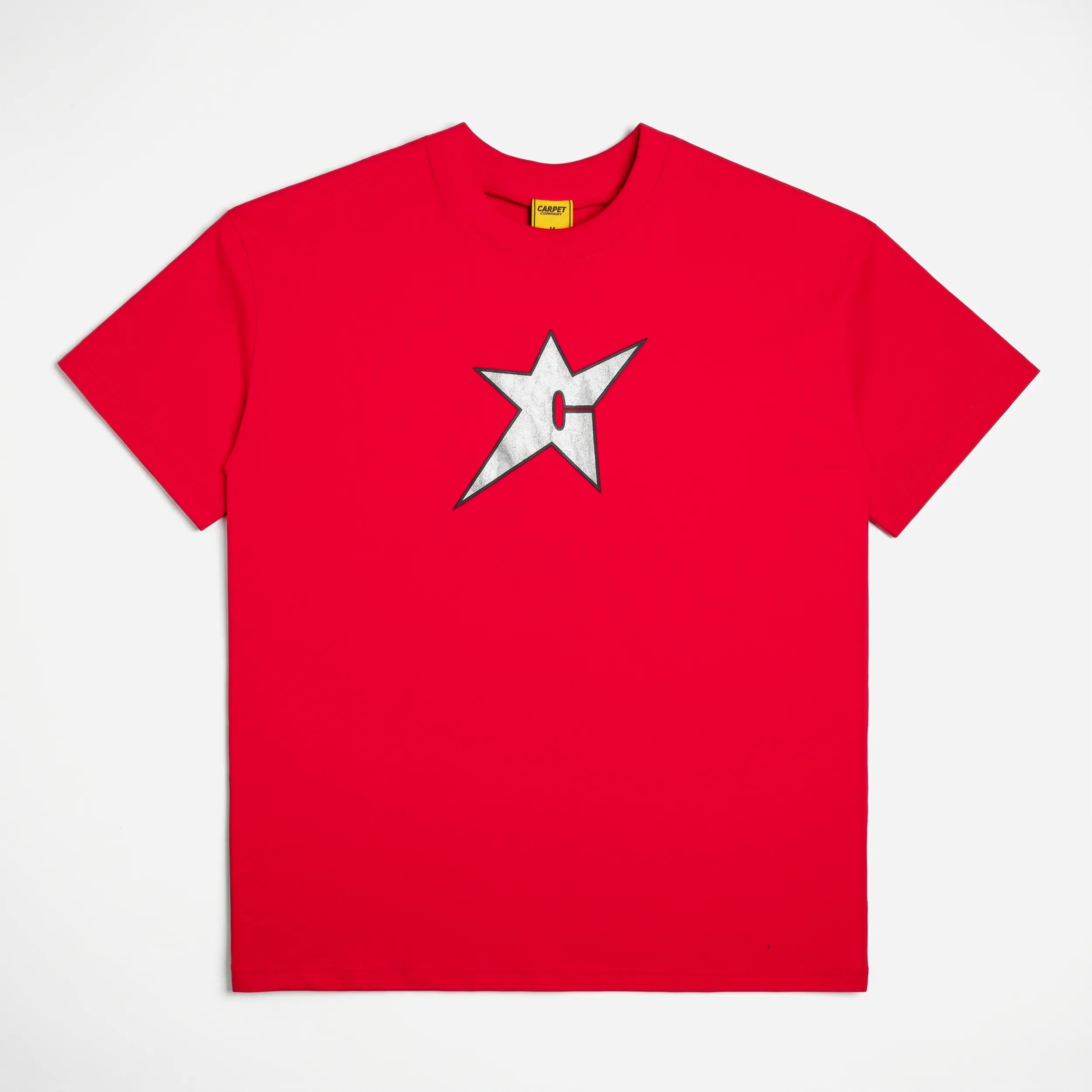 Carpet Company C Star Metallic T Shirt Red