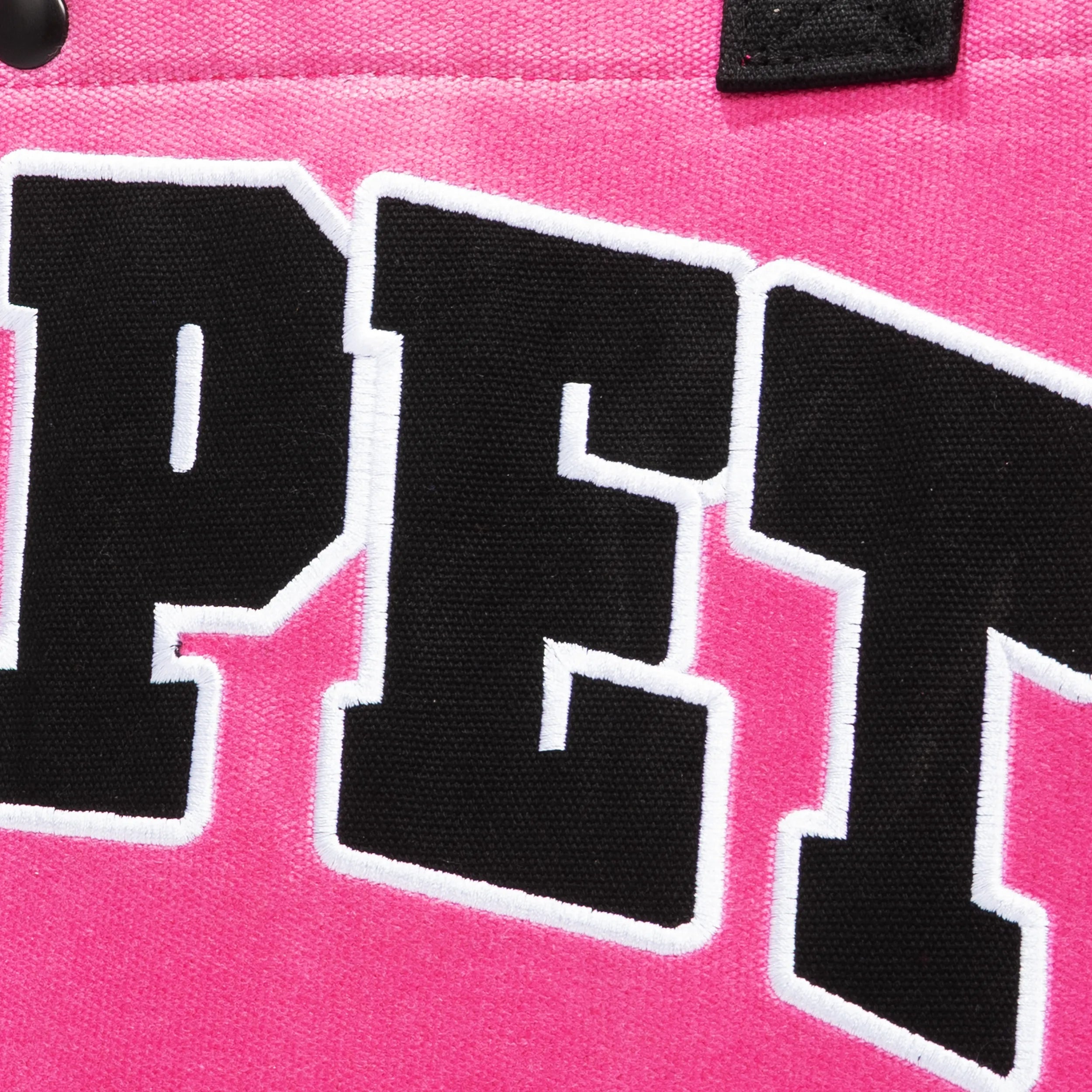 Tote Bag Carpet Company Varsity Pink Black