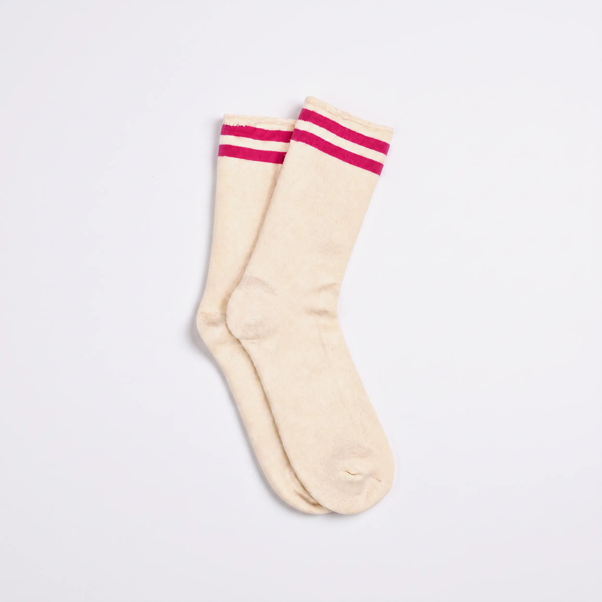 Chaussettes Gros Coton Rose