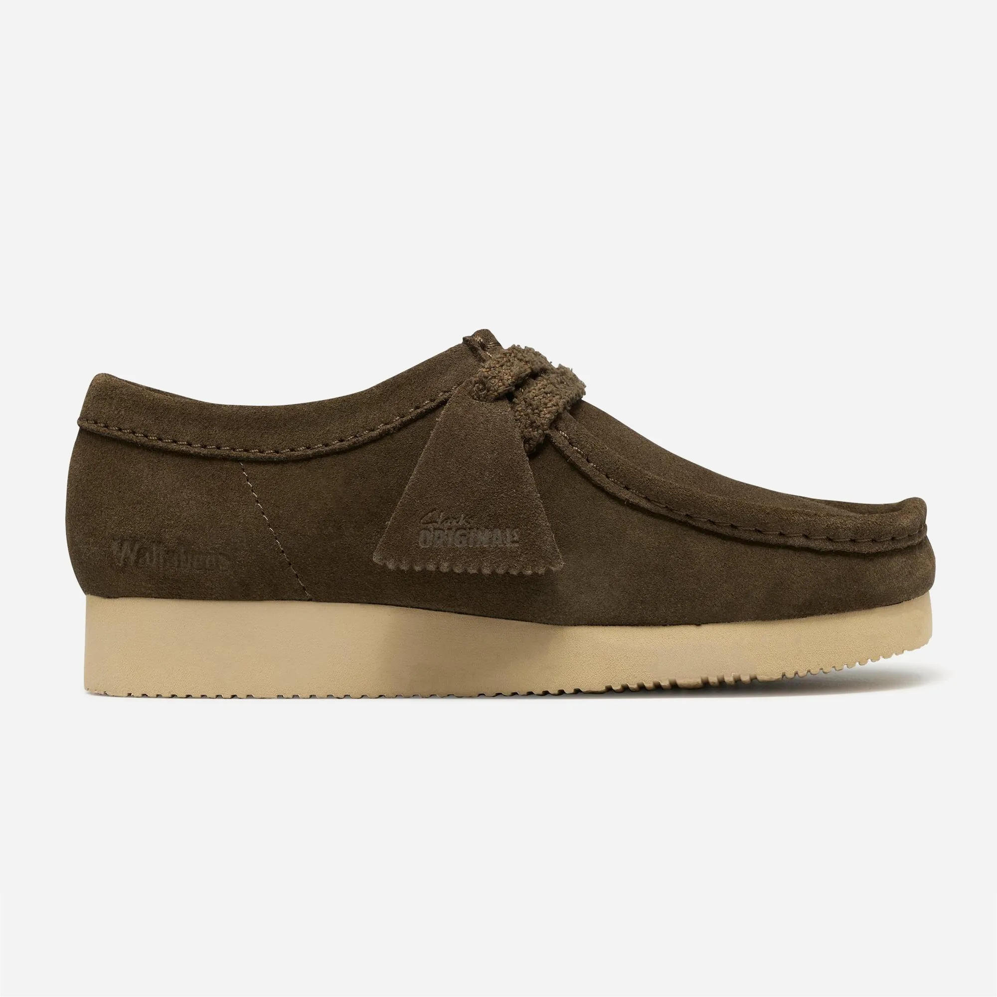 Clarks Originals Wallabee Lite Dark Olive Suede – Mocassin Femme
