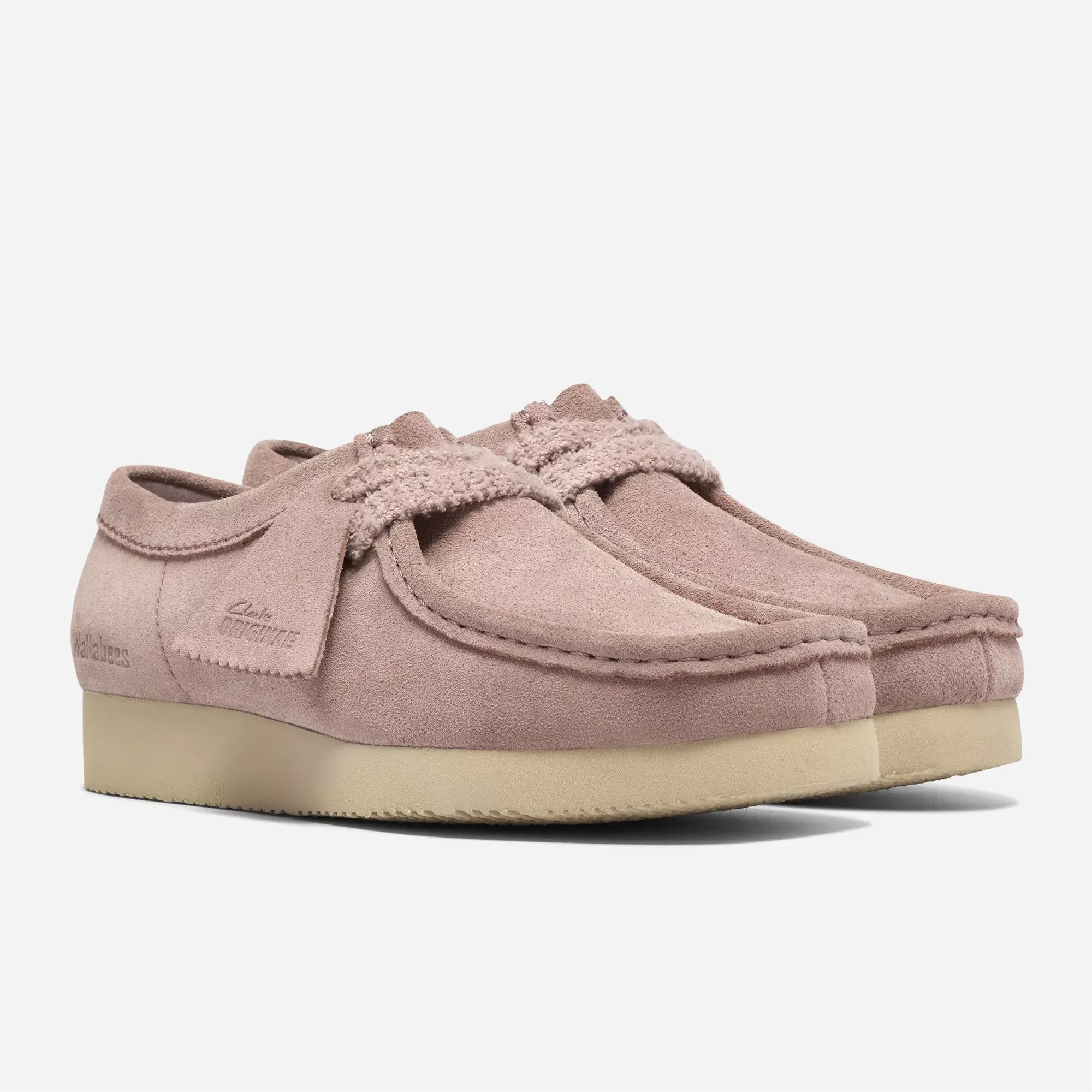 Clarks Originals Wallabee Lite Dusty Pink Suede – Mocassin Femme