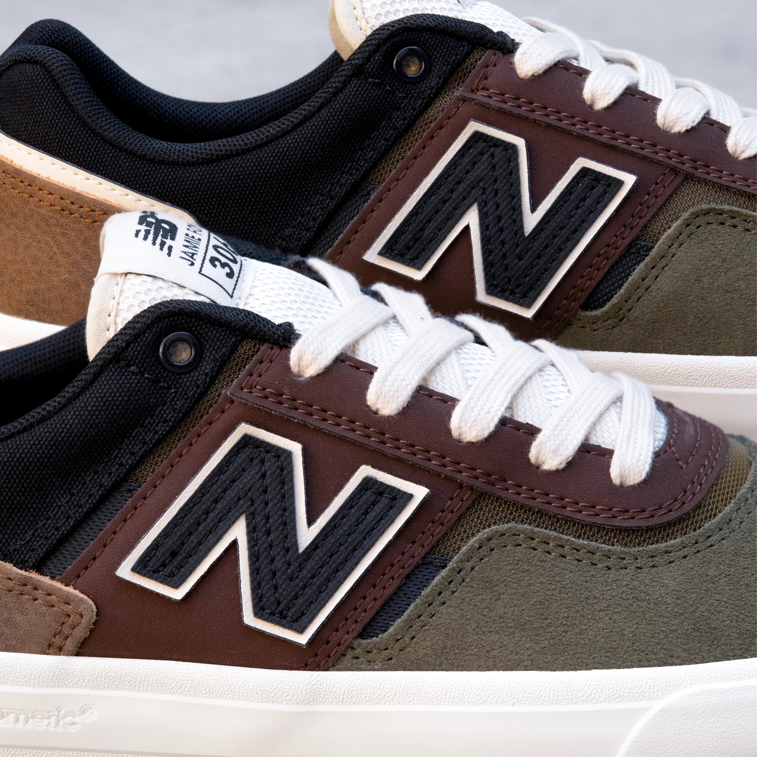 Chaussures New Balance Numeric Jamie Foy 306 Pumpernickel Black