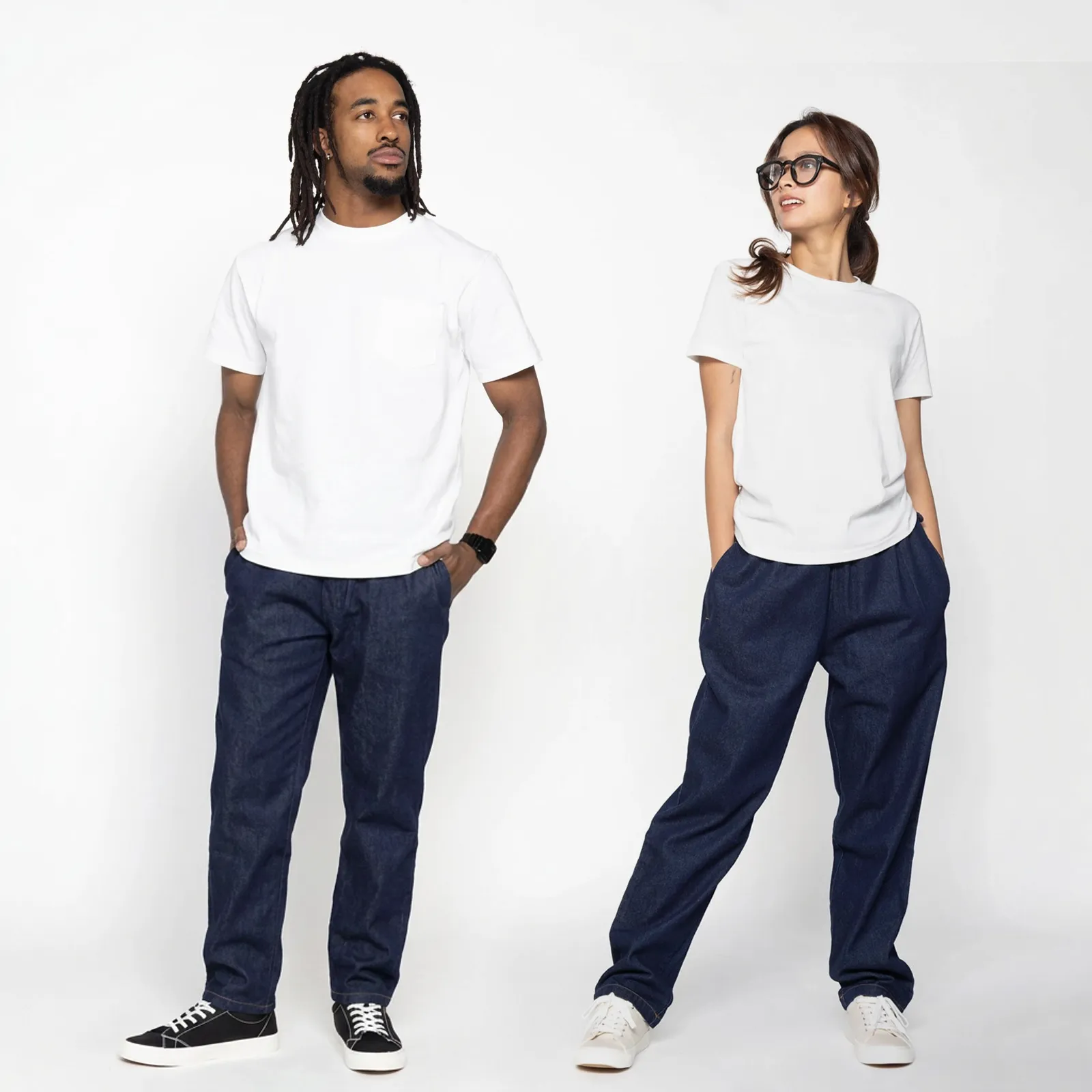 Pantalon Cookman Chef Pants Denim Navy