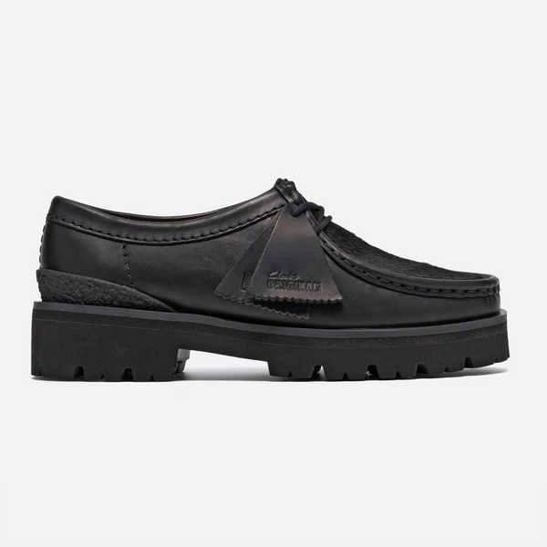 Clarks Walla Yukoner / ワラユーコーナー （ブラック） Clarks Walla Yukoner Black - Chunky Wallabee Shoes