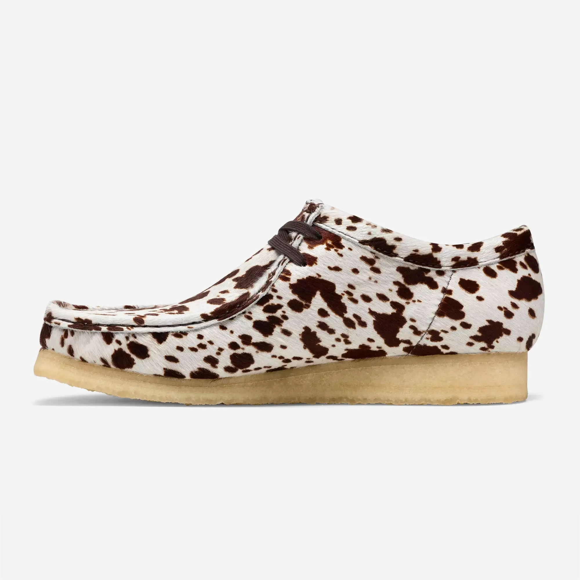 Clarks Originals x Blanche Yu Wallabee Women's Brown Cow Print