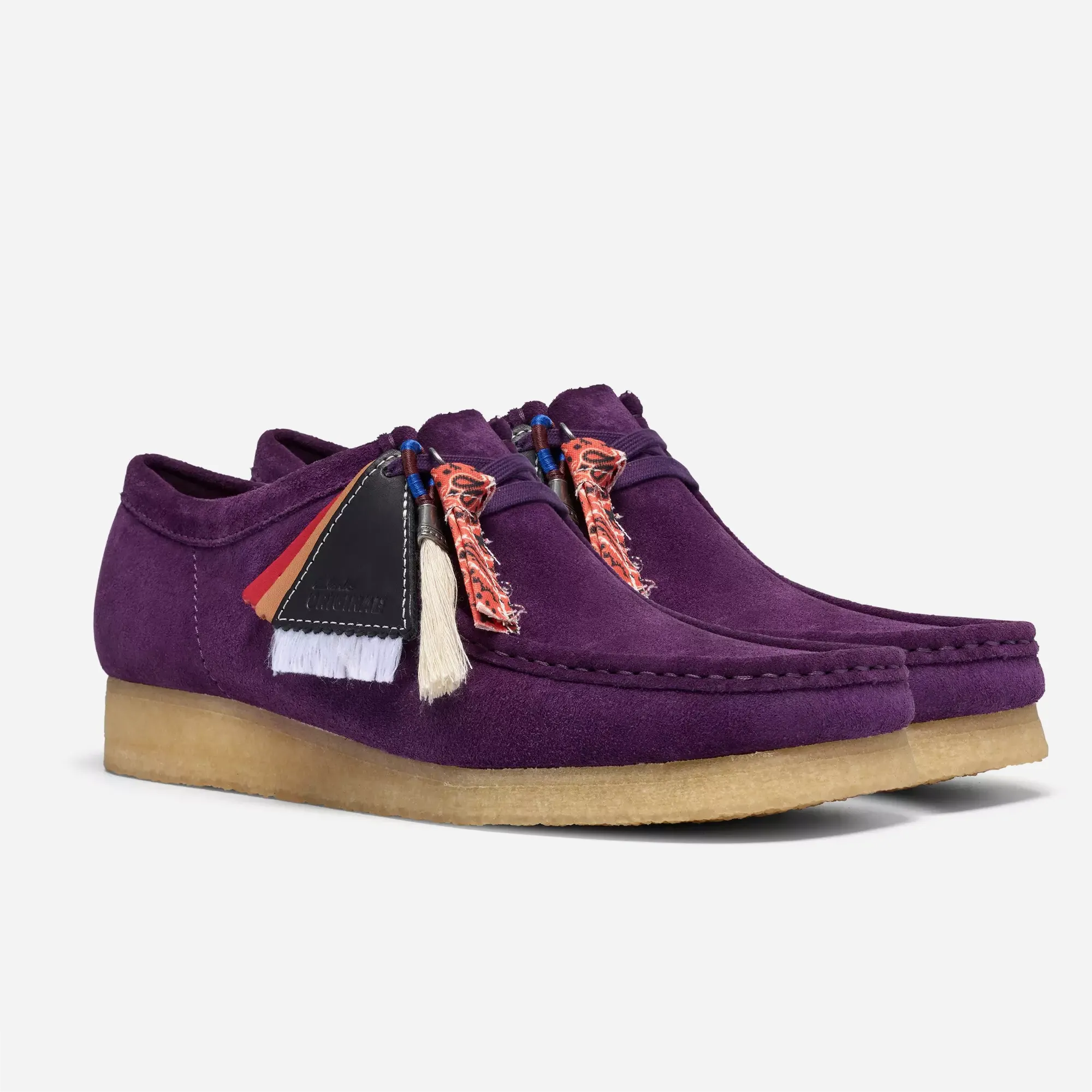 Clarks Originals x Blanche Yu Wallabee Femme Damson Suede