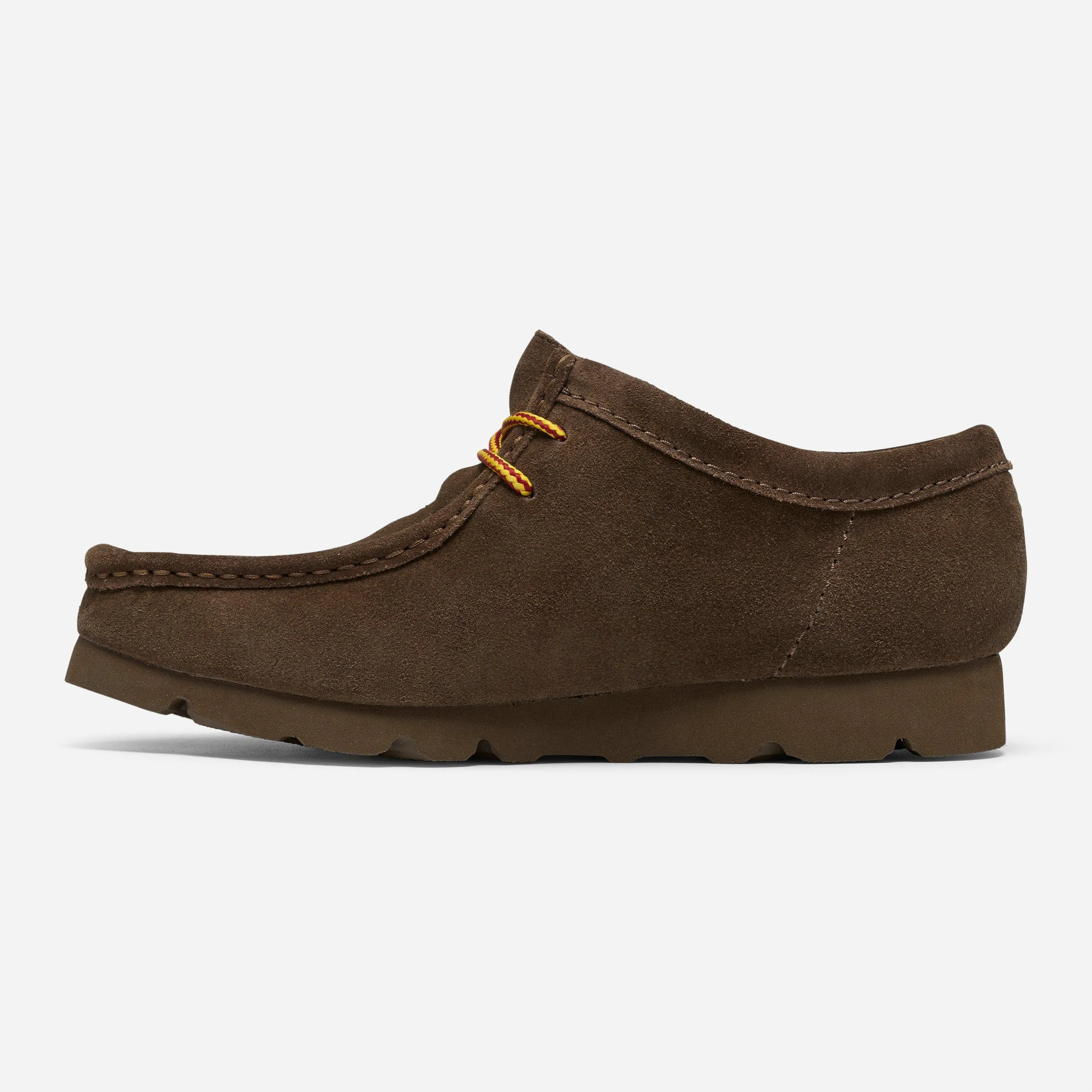 Chaussures Clarks Originals Wallabee GTX Daim Olive Foncé