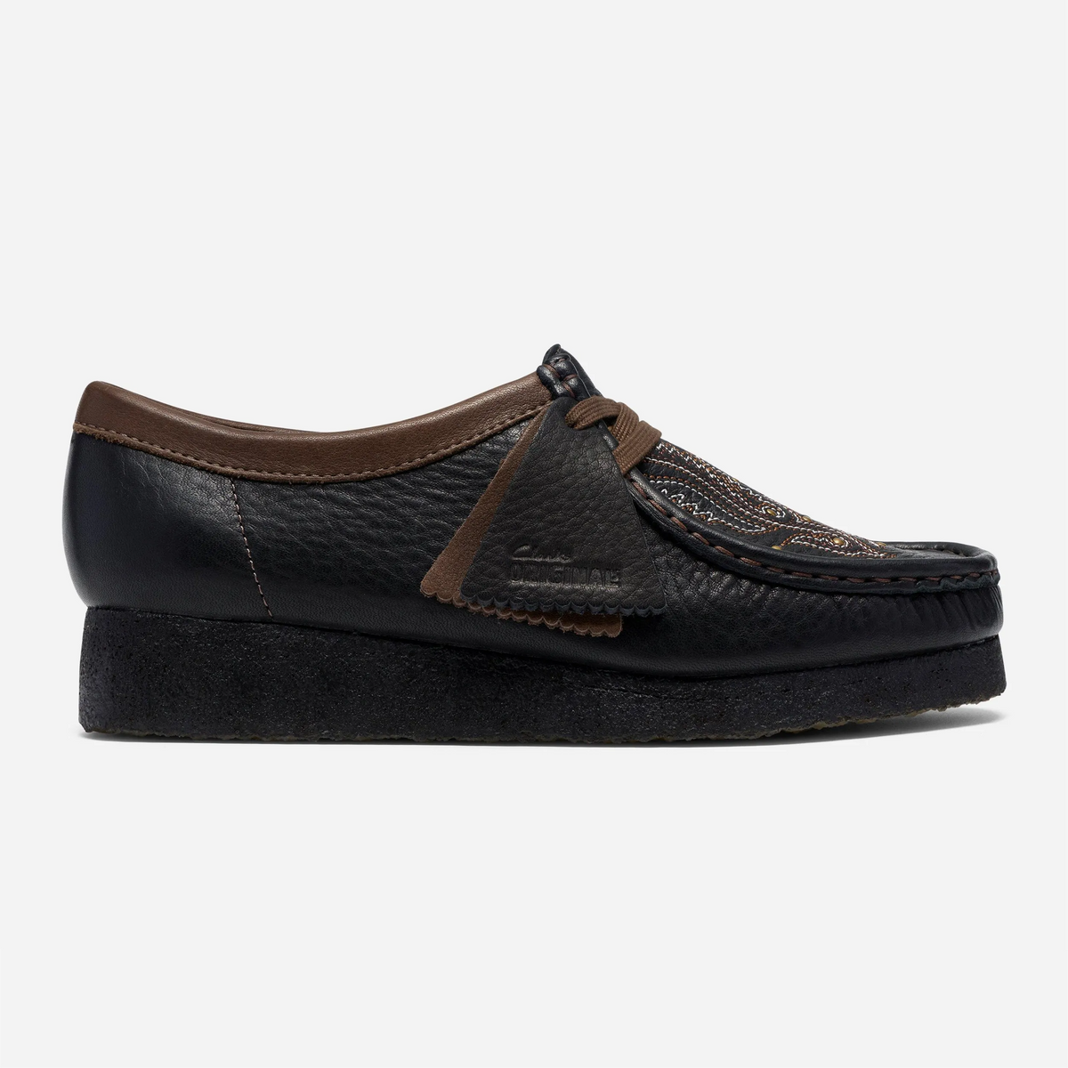 Chaussures Clarks Originals Wallabee Stitch Pack Black Interest