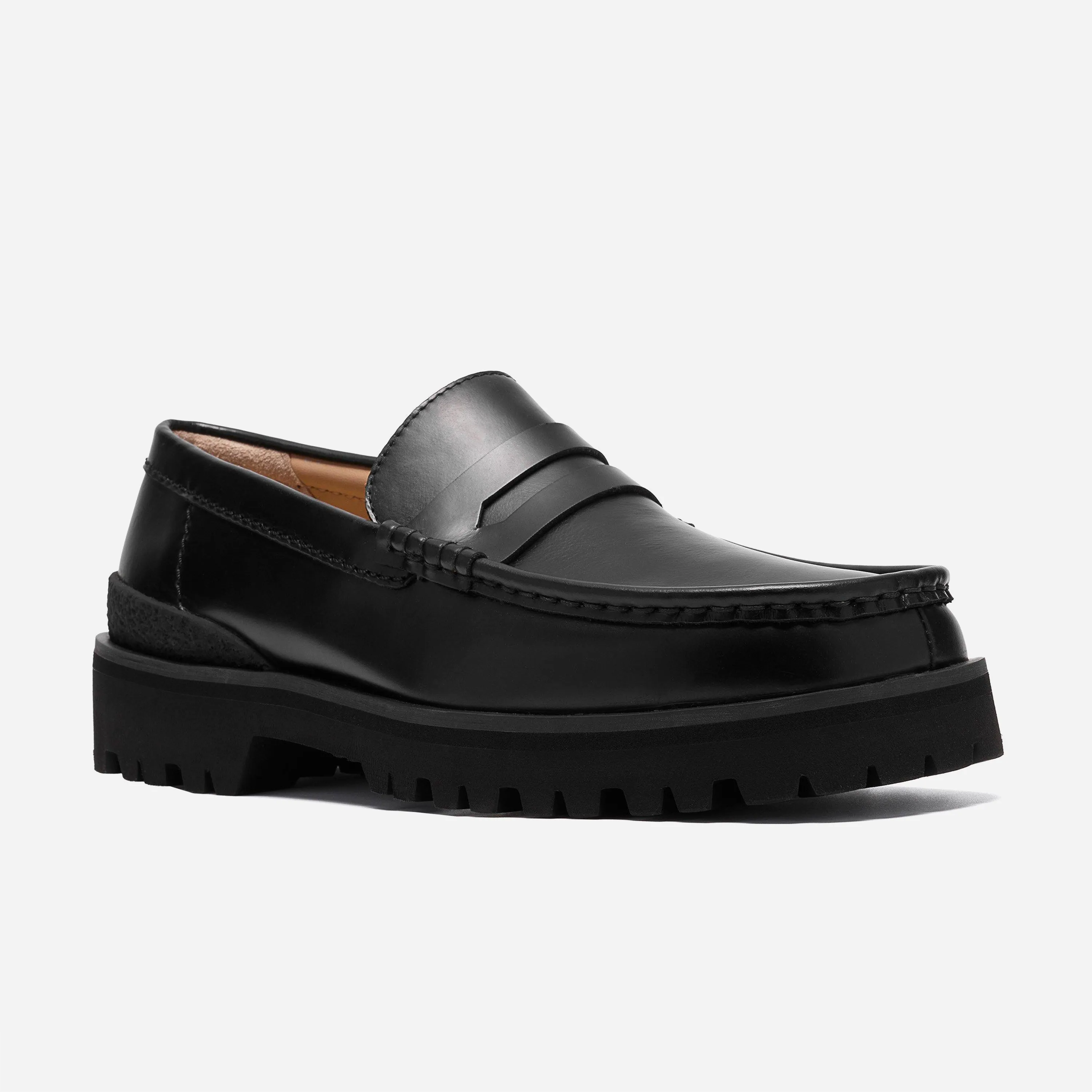 Chaussures Clarks Originals Yukoner Penny - Black Leather