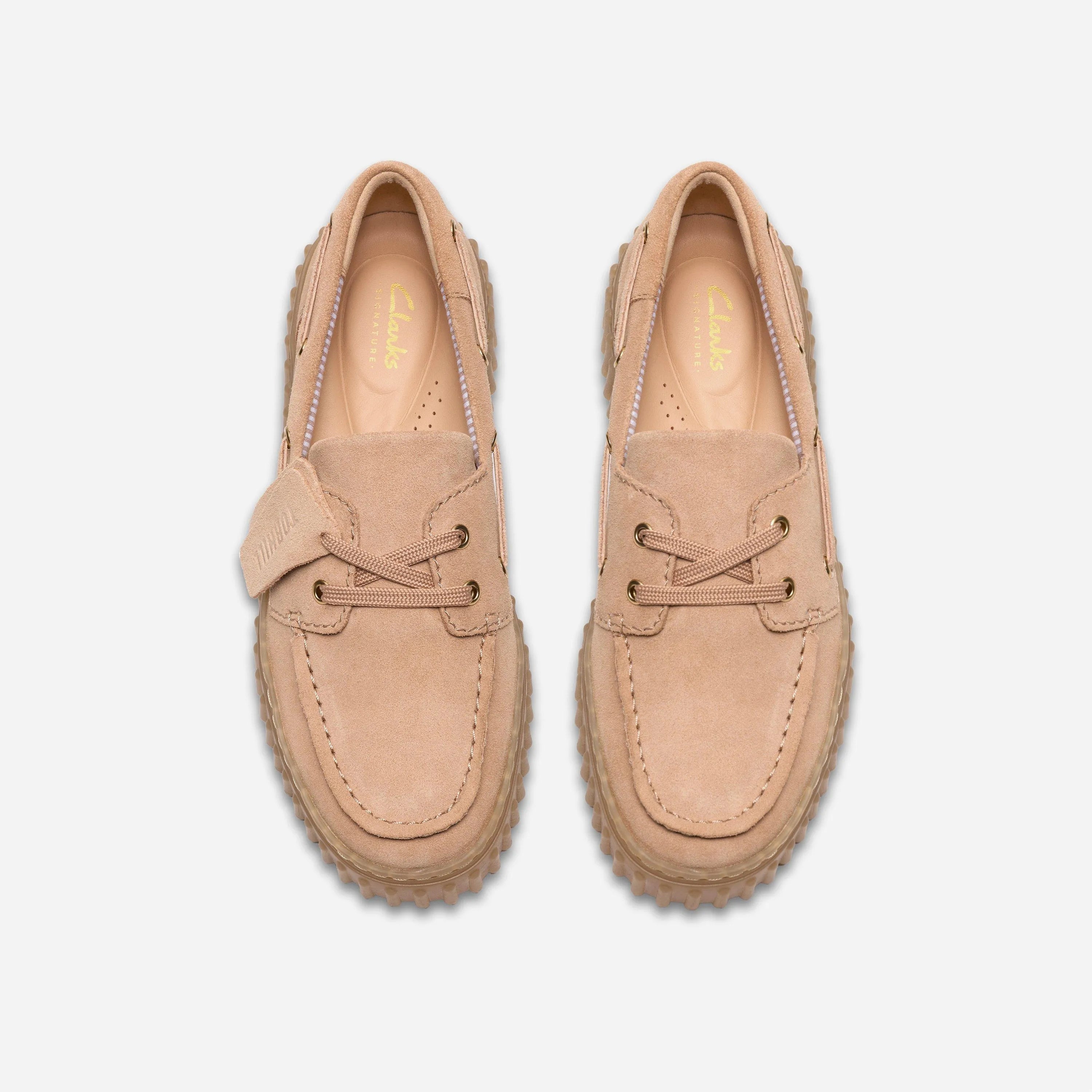 Chaussures Femme Bateau Clarks - Torhill Boat Beige Suede