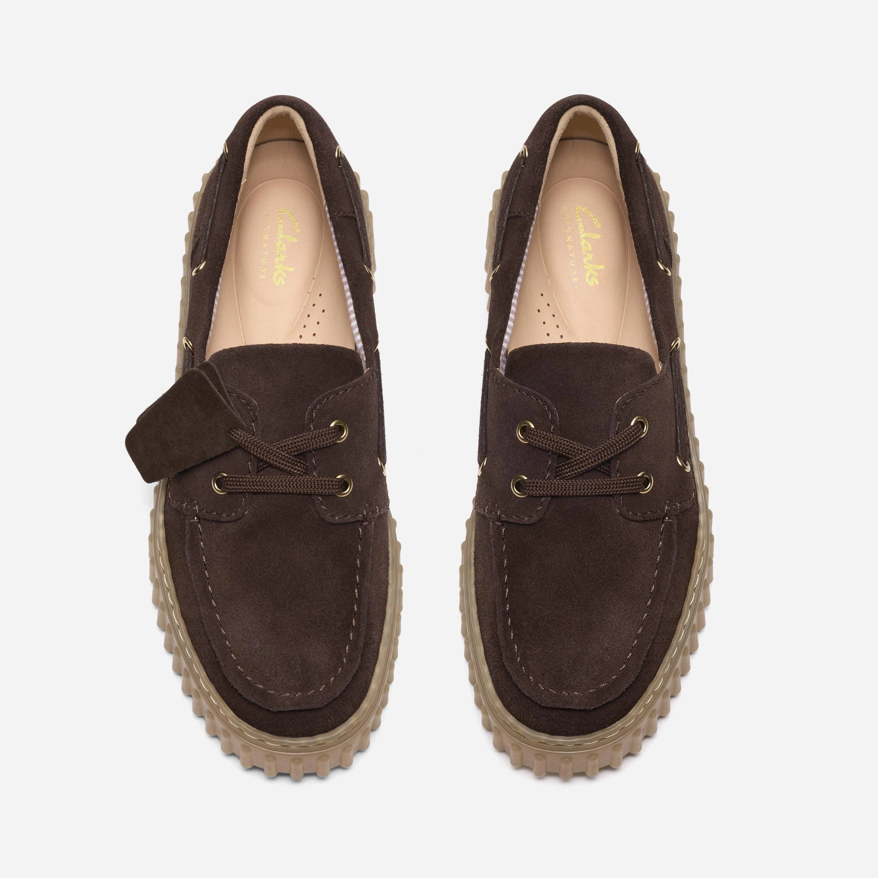 Chaussures Femme Bateau Clarks - Torhill Boat Dark Brown