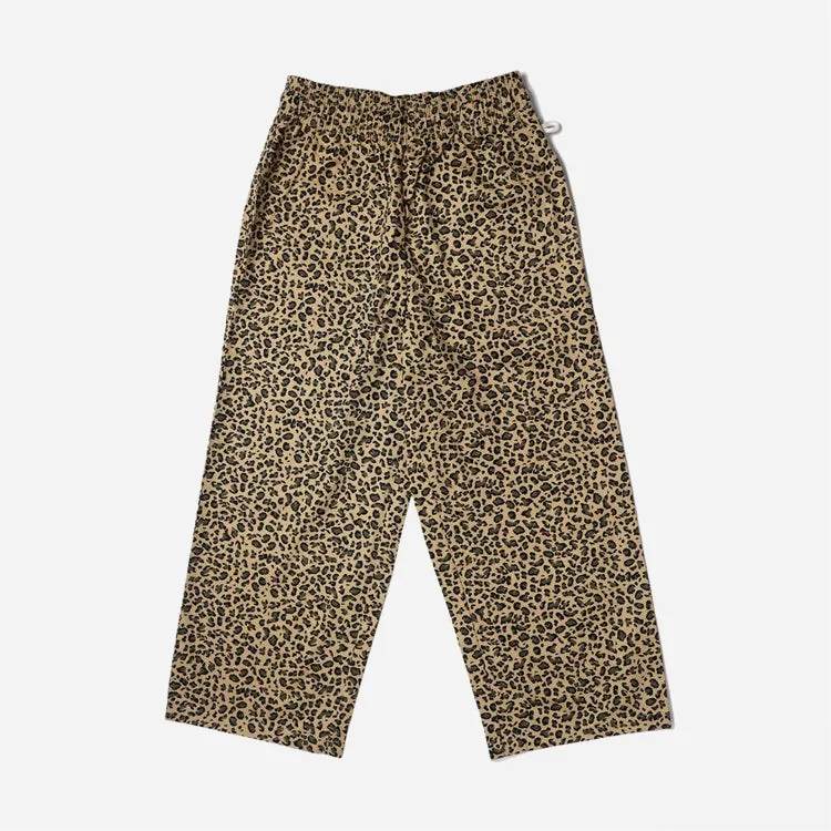 Cookman Wide Chef Pants Leopard