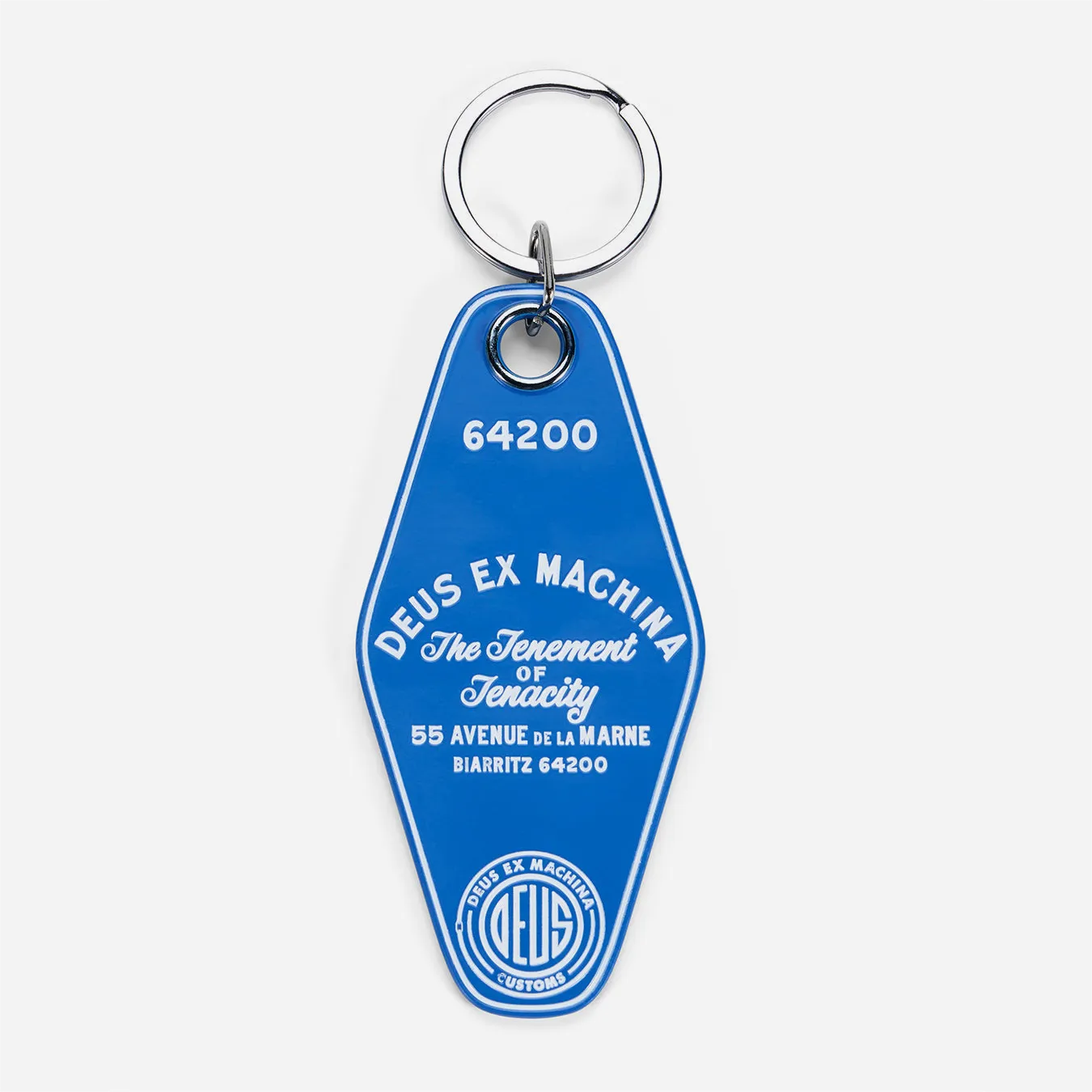 Deus Ex Machina Biarritz Key Tag Daphne Blue Keychain