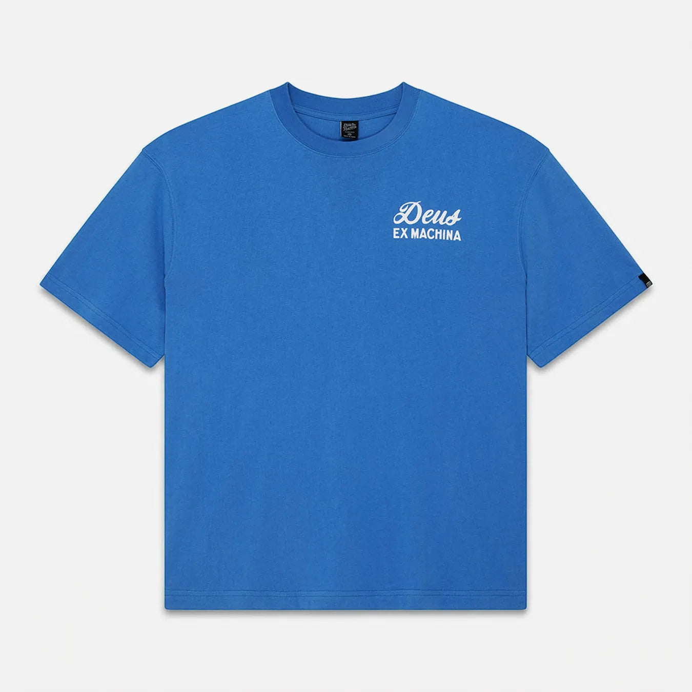 Deus Ex Machina Biarritz Sign Tee Daphne Blue T-Shirt