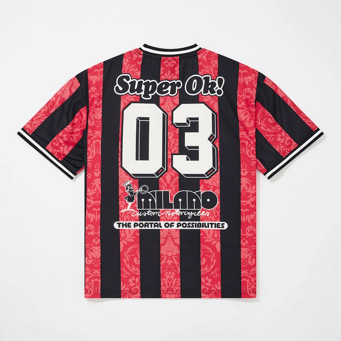 Maillot Deus Ex Machina - Nouveau Moto Tee Fiery Red